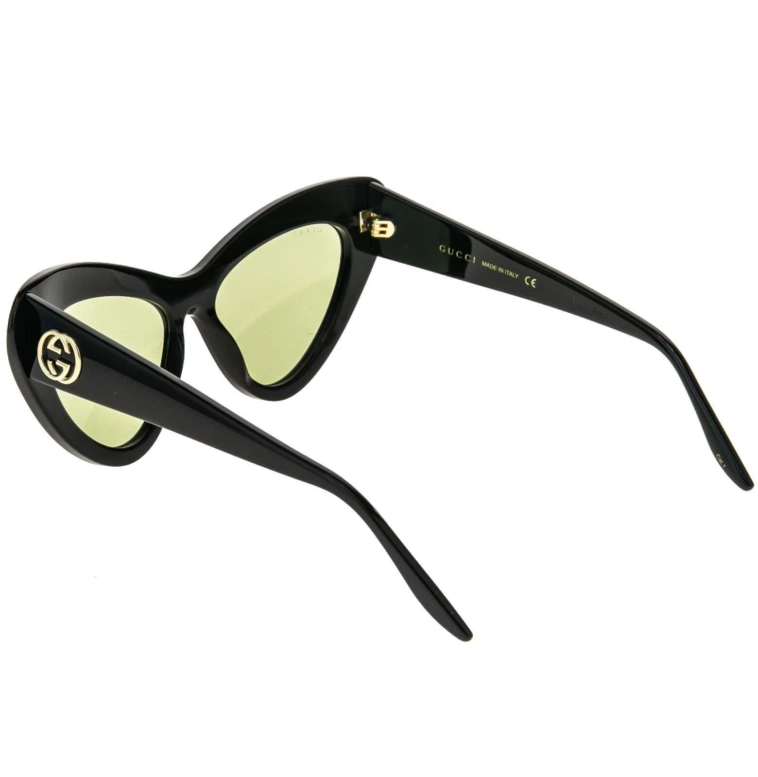 Gucci GUCCI Gg0895s 0895 Black Green Cat Eye Runway 003 Fashion Size ONE SIZE - 4 Thumbnail
