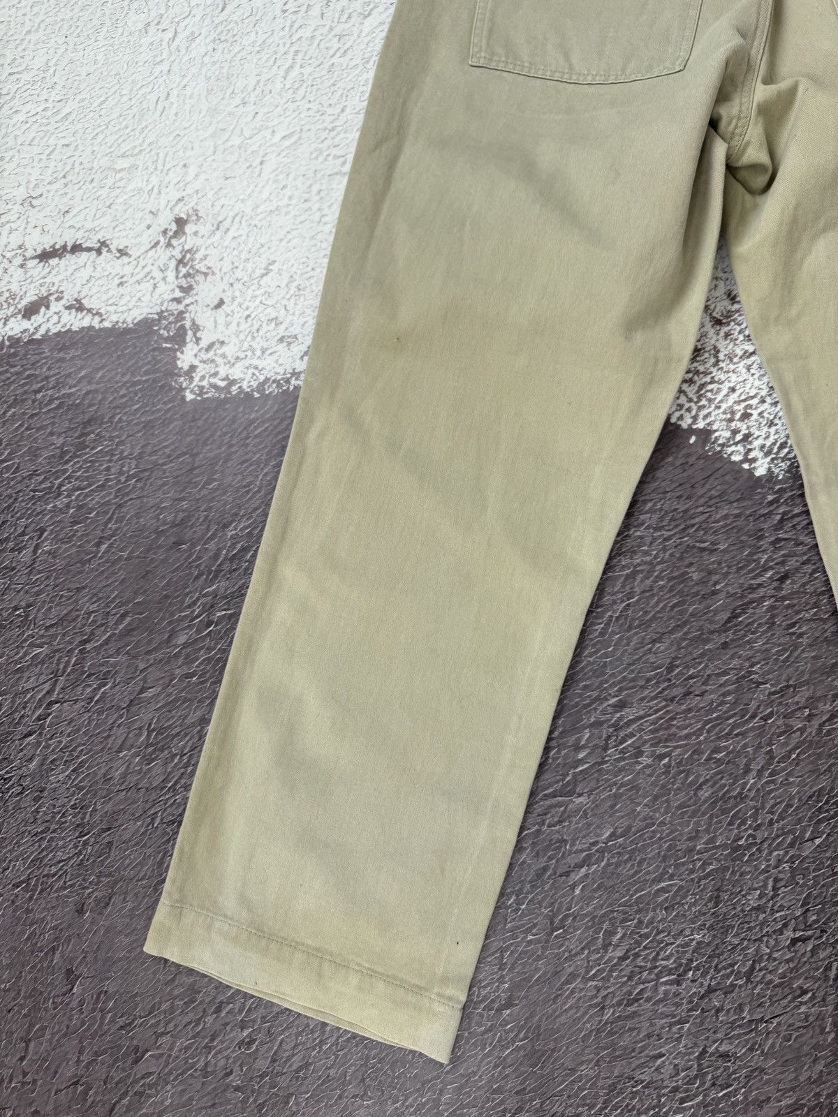Lee × Vintage Leesures by Lee vintage beige distressed faded cotton pants Size US 34 / EU 50 - 14 Thumbnail