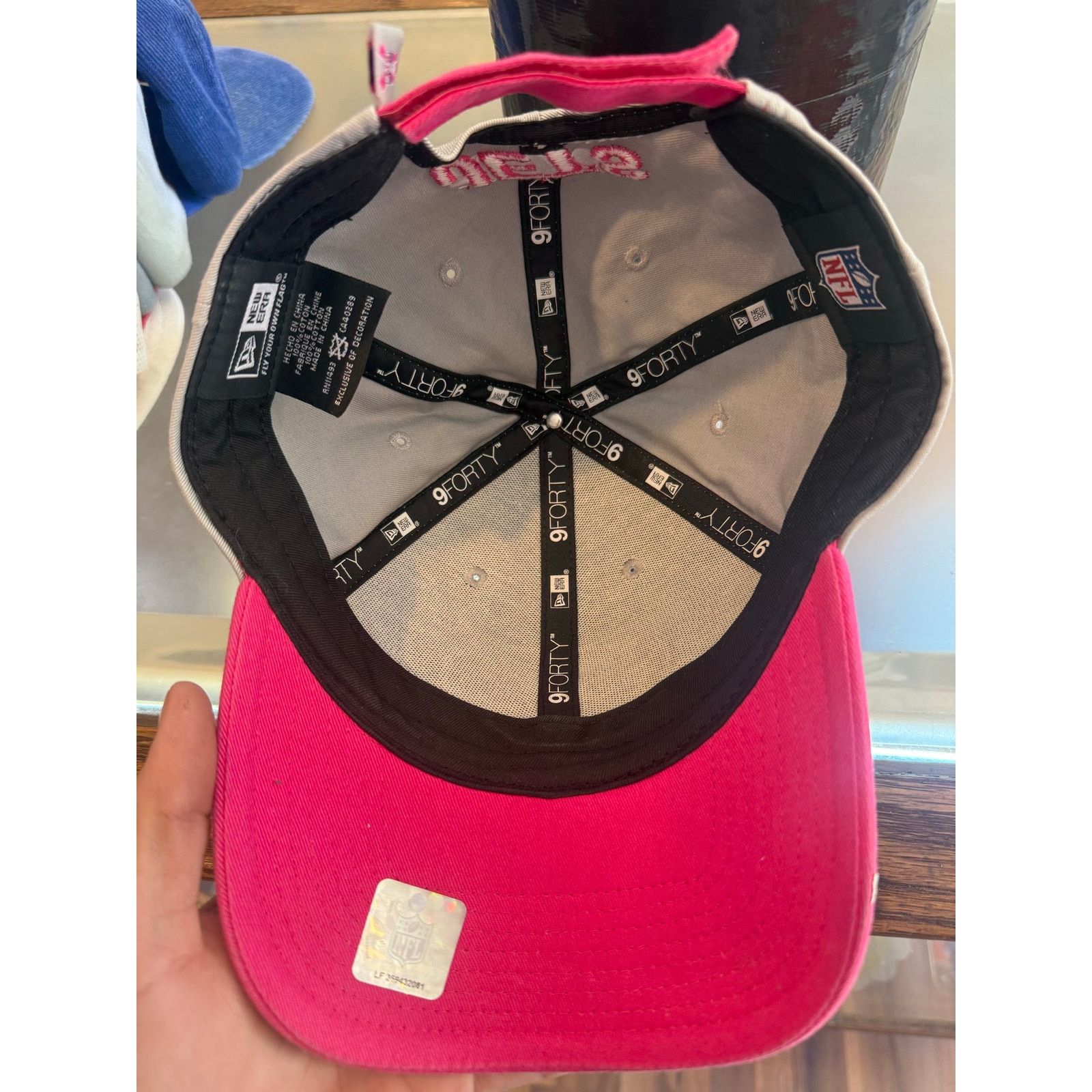 New Era Pink New York Jets Cancer Awareness Velcro Back Size ONE SIZE - 5 Thumbnail