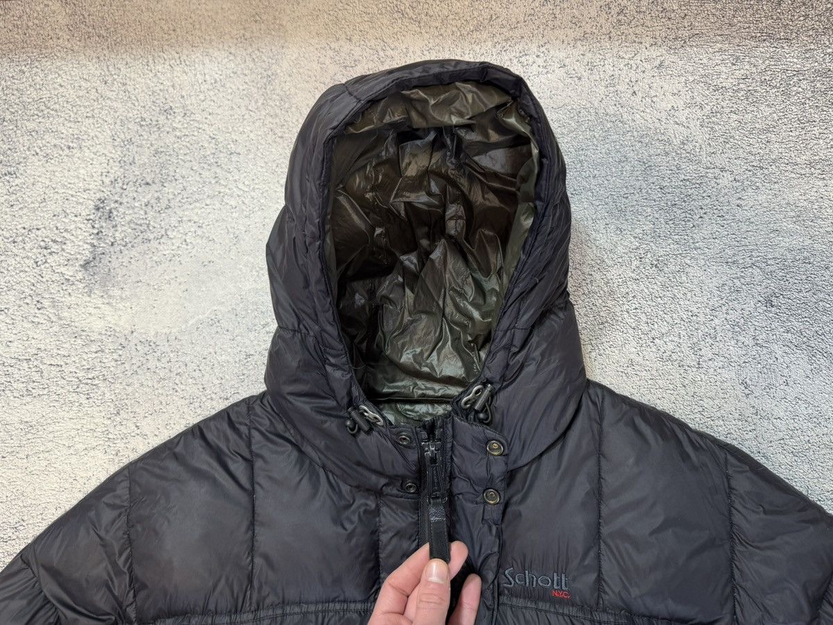 Schott Schott NYC RITCH Down Jacket LMen Black Hooded Puffer Winter Size US L / EU 52-54 / 3 - 4 Thumbnail