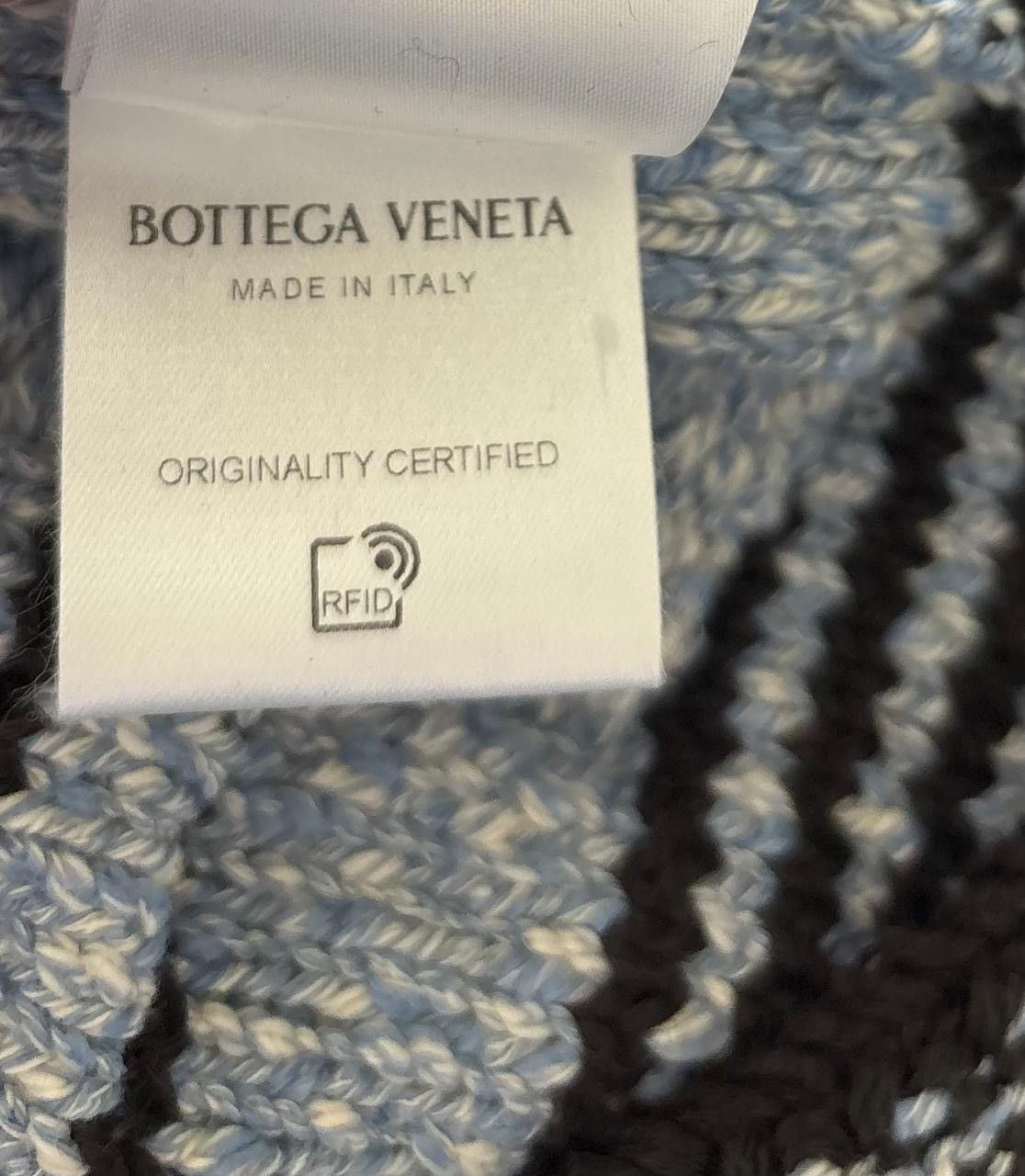 Bottega Veneta Bottega Veneta Distorted Stripe Cotton Sweater Size US M / EU 48-50 / 2 - 11 Thumbnail