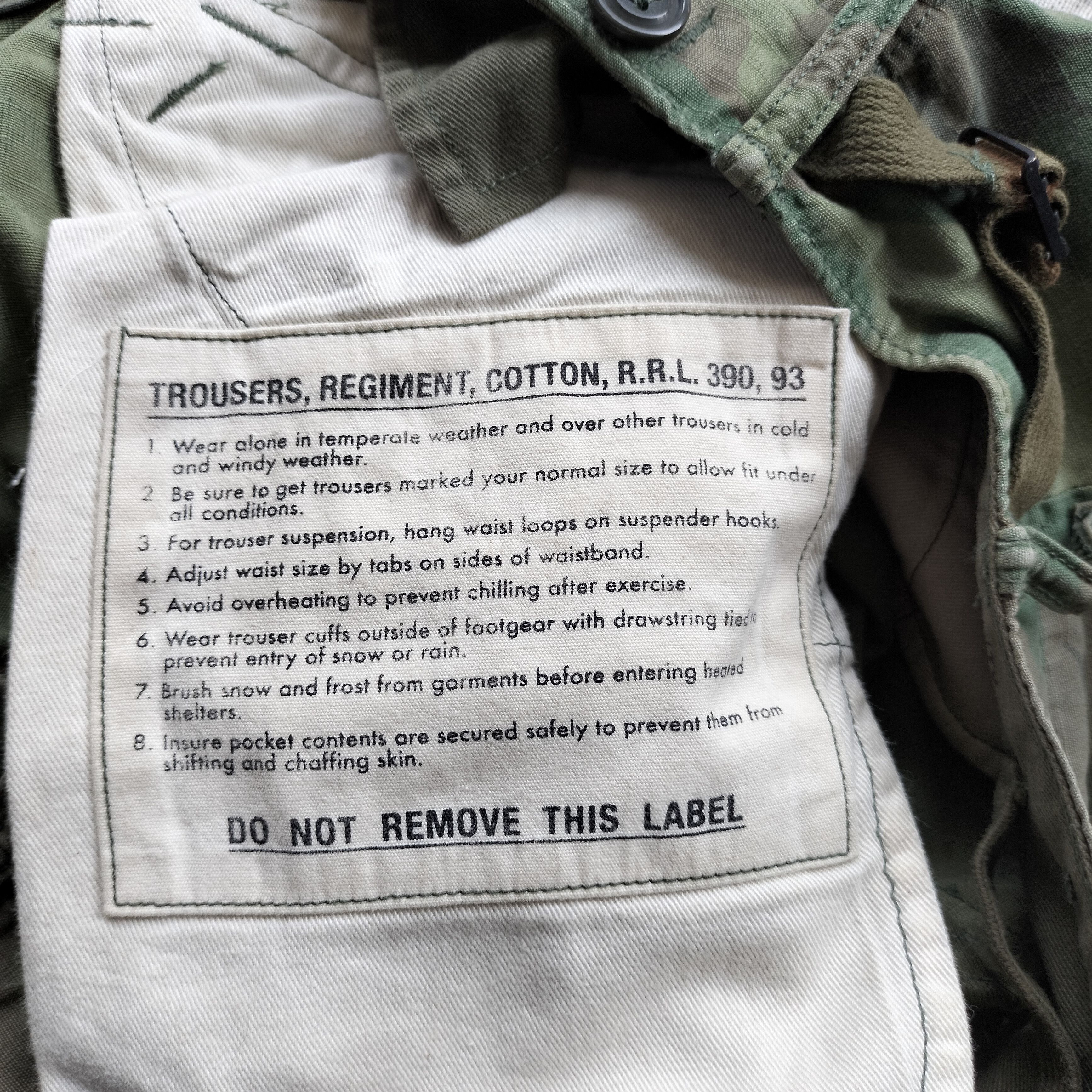 RRL Ralph Lauren RRL Ralph Lauren Military trousers Size US 27 - 7 Thumbnail