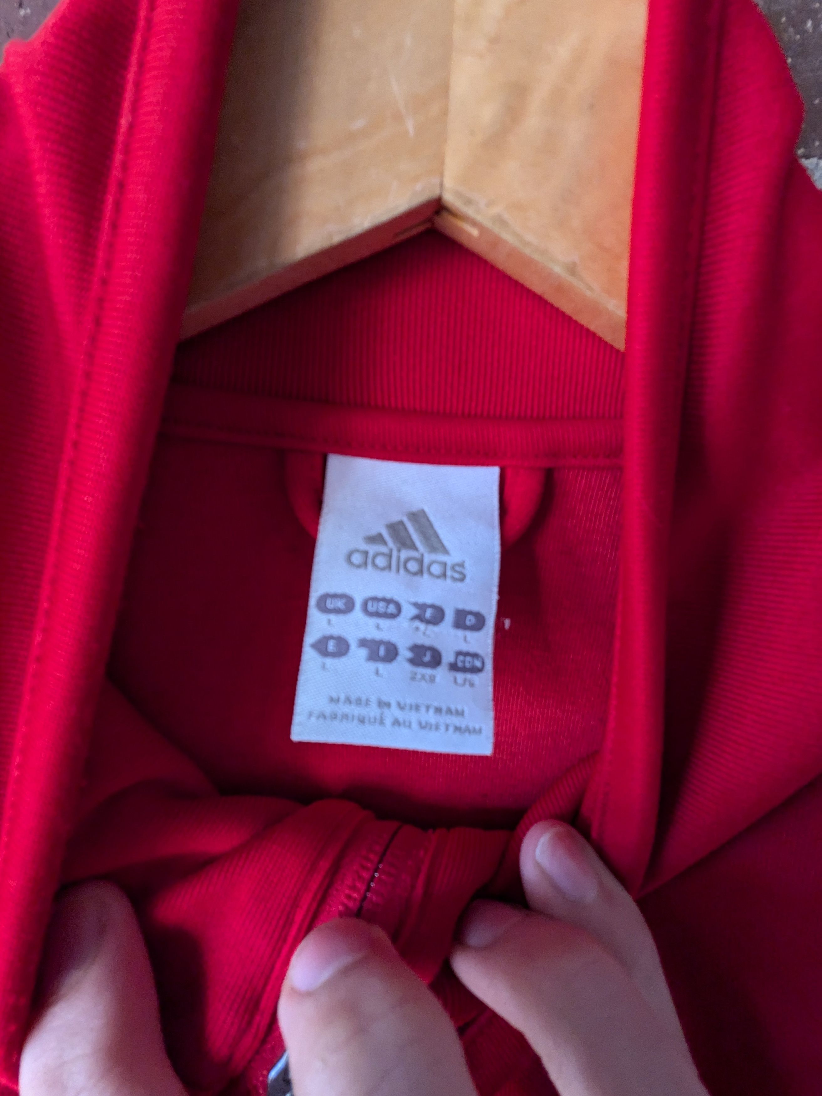 Adidas 2008 Adidas Spain football track jacket Size US L / EU 52-54 / 3 - 6 Thumbnail