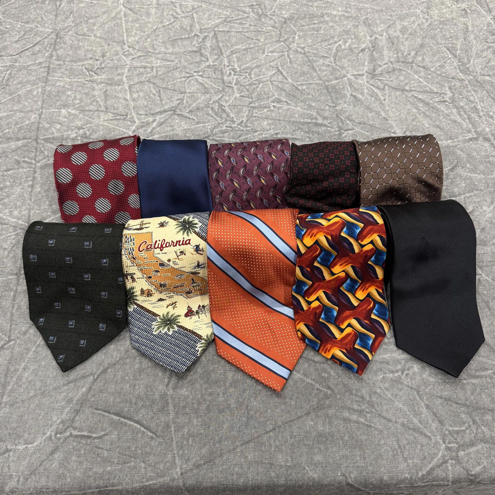 Other Men's Assorted Ties Lot 10 Bundle Size ONE SIZE - 1 Thumbnail