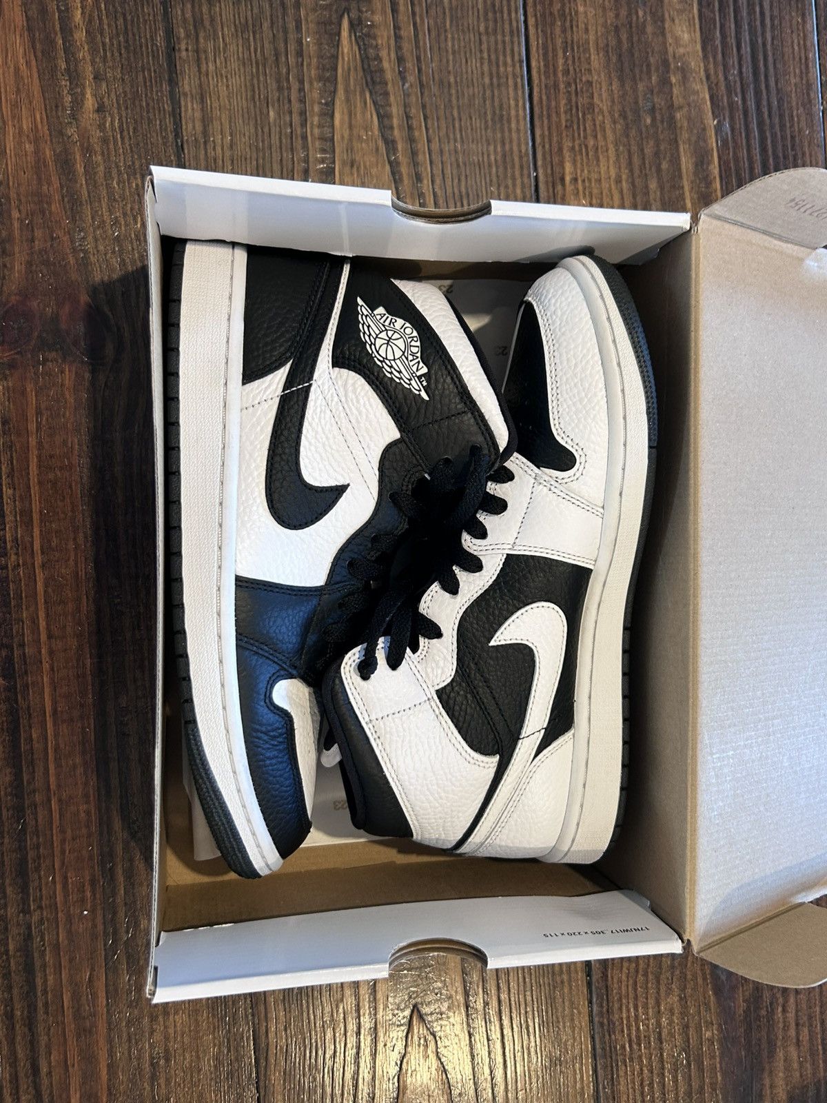 Nike Jordan 1 mid Split Black White Size US 9 / EU 42 - 1 Thumbnail