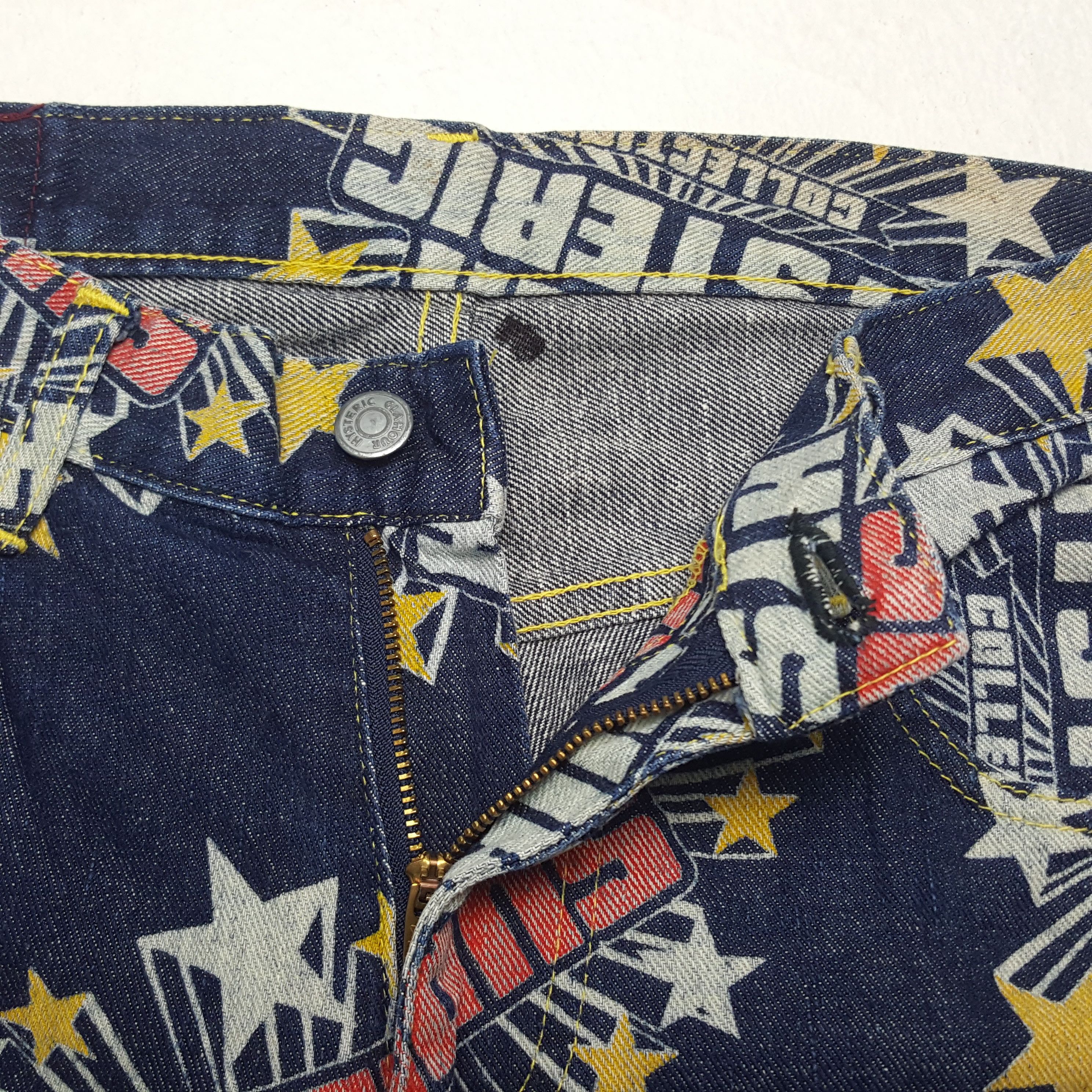 Hysteric Glamour Vintage Hysteric Glamour Japanese Brand Overprint Denim Jean Size US 29 - 7 Thumbnail
