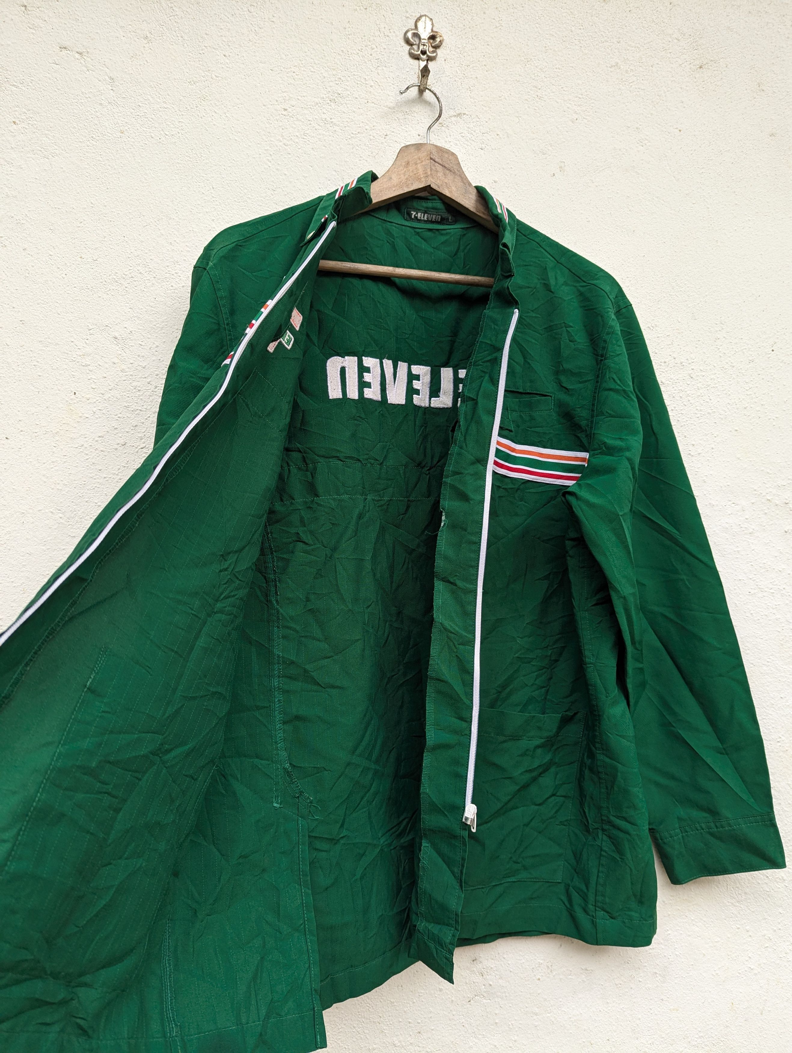 Vintage 7 ELEVEN FULL ZIPPER JACKET Size US L / EU 52-54 / 3 - 9 Thumbnail