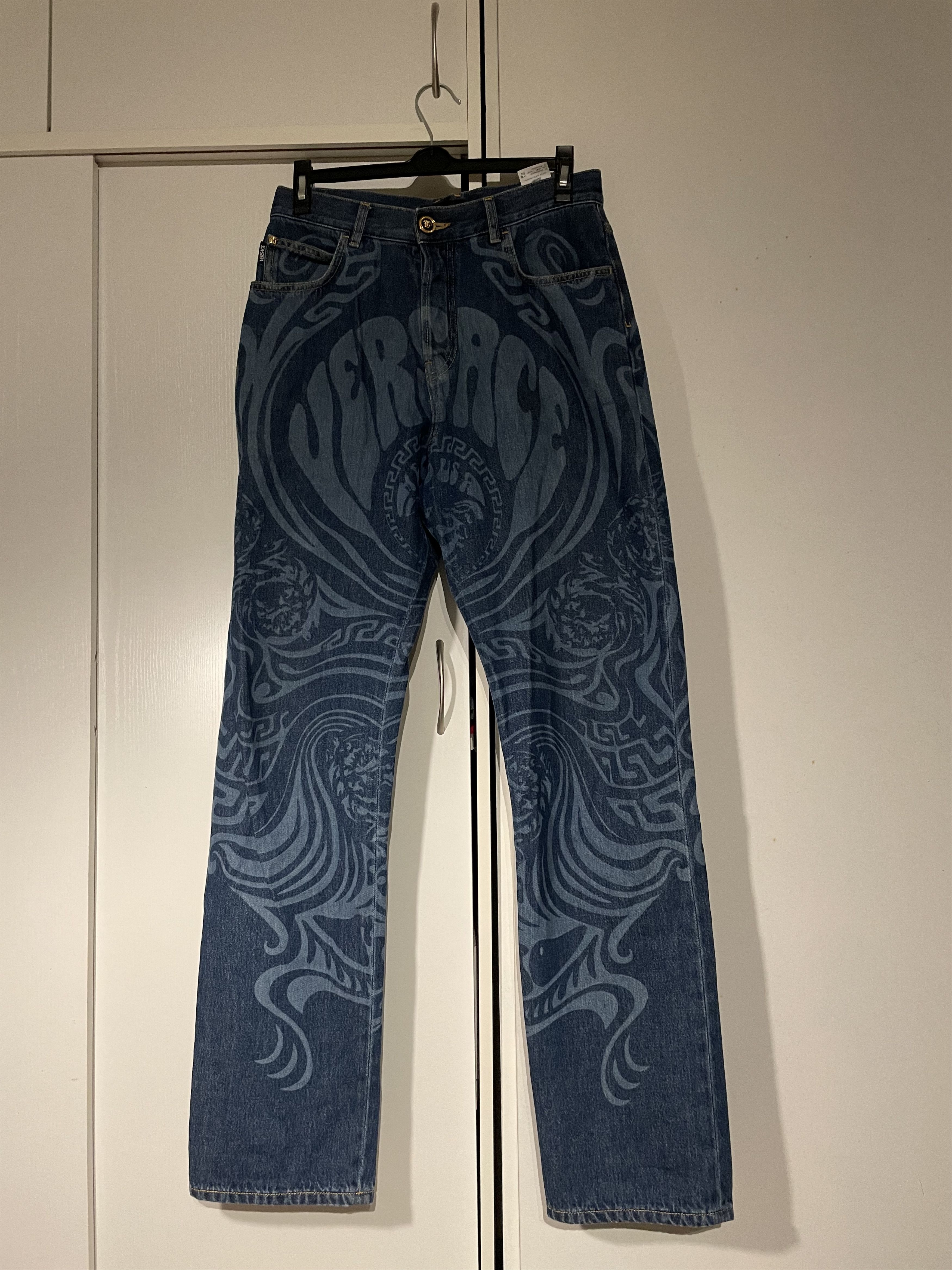 Versace Versace laser printed jeans Size US 30 / EU 46 - 1 Thumbnail