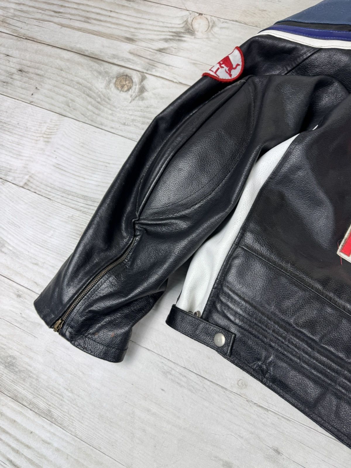 Red Bull Vintage Red Bull Leather Racing Moto Jacket 90s USA Size US XXL / EU 58 / 5 - 24 Thumbnail