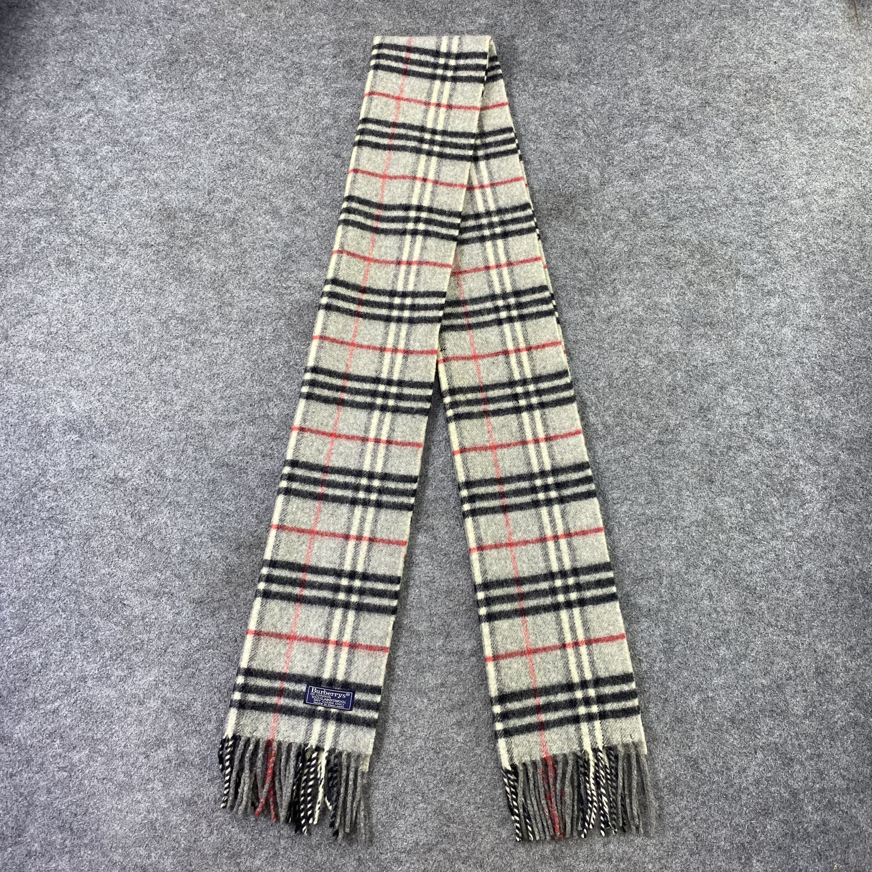 Burberry Burberry Wool Muffler / Scarf / Neckwear-T1516 Size ONE SIZE - 4 Thumbnail