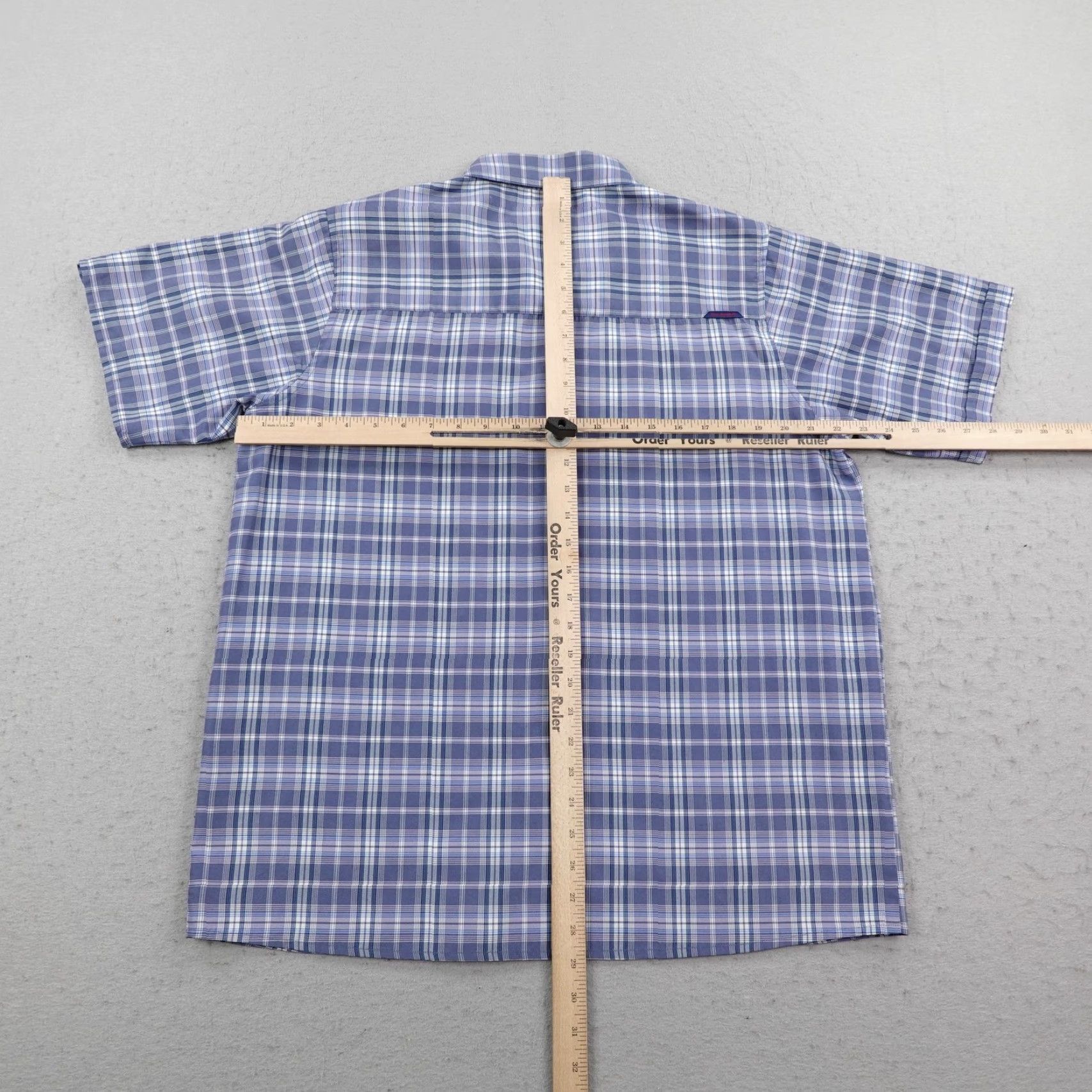 Billabong VINTAGE Billabong Shirt Mens M Blue Plaid Snap Up Button Up Skate Surf Y2K Size US M / EU 48-50 / 2 - 6 Thumbnail