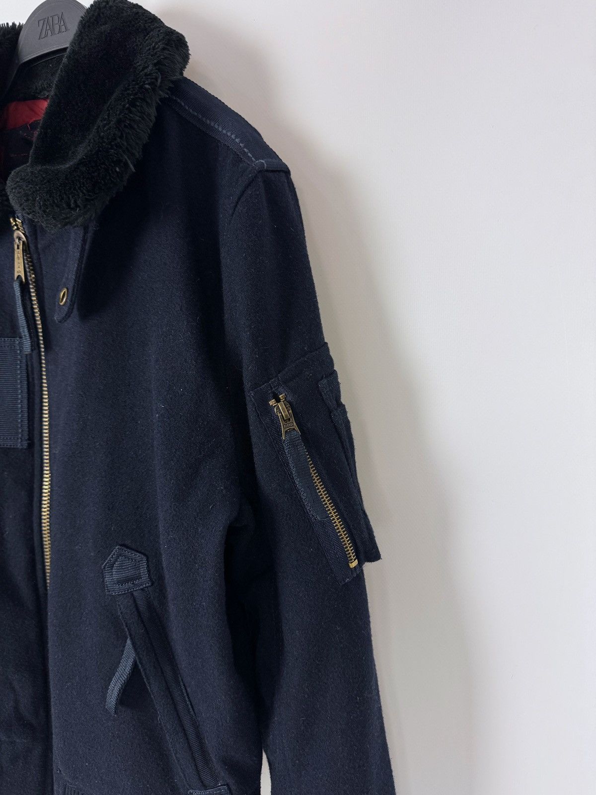 Alpha Industries Alpha Industries Wool Winter Navy Bomber Size US M / EU 48-50 / 2 - 9 Thumbnail