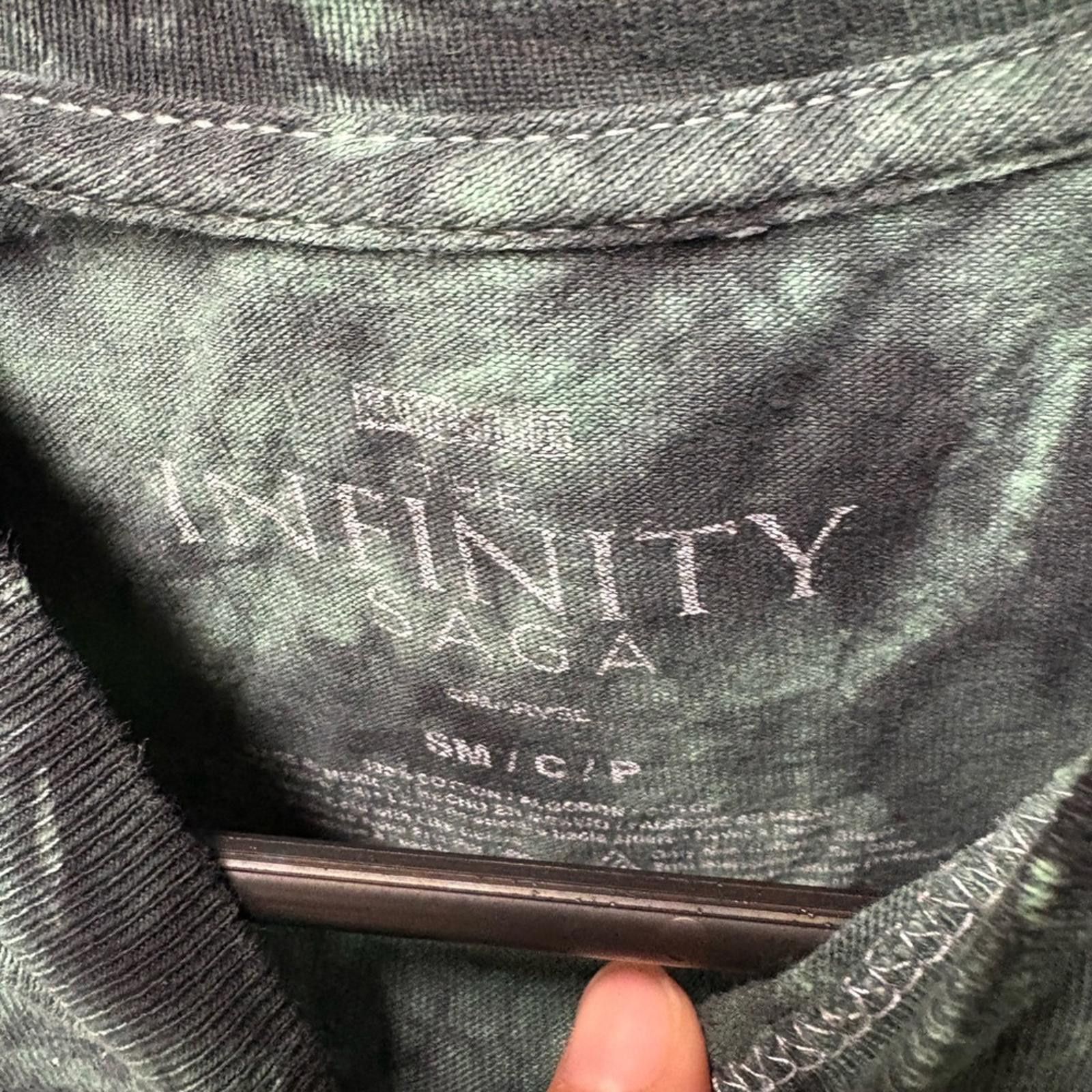 Designer NFINITY Saga Dark Green Tie-Dye Tee Size US S / EU 44-46 / 1 - 2 Thumbnail