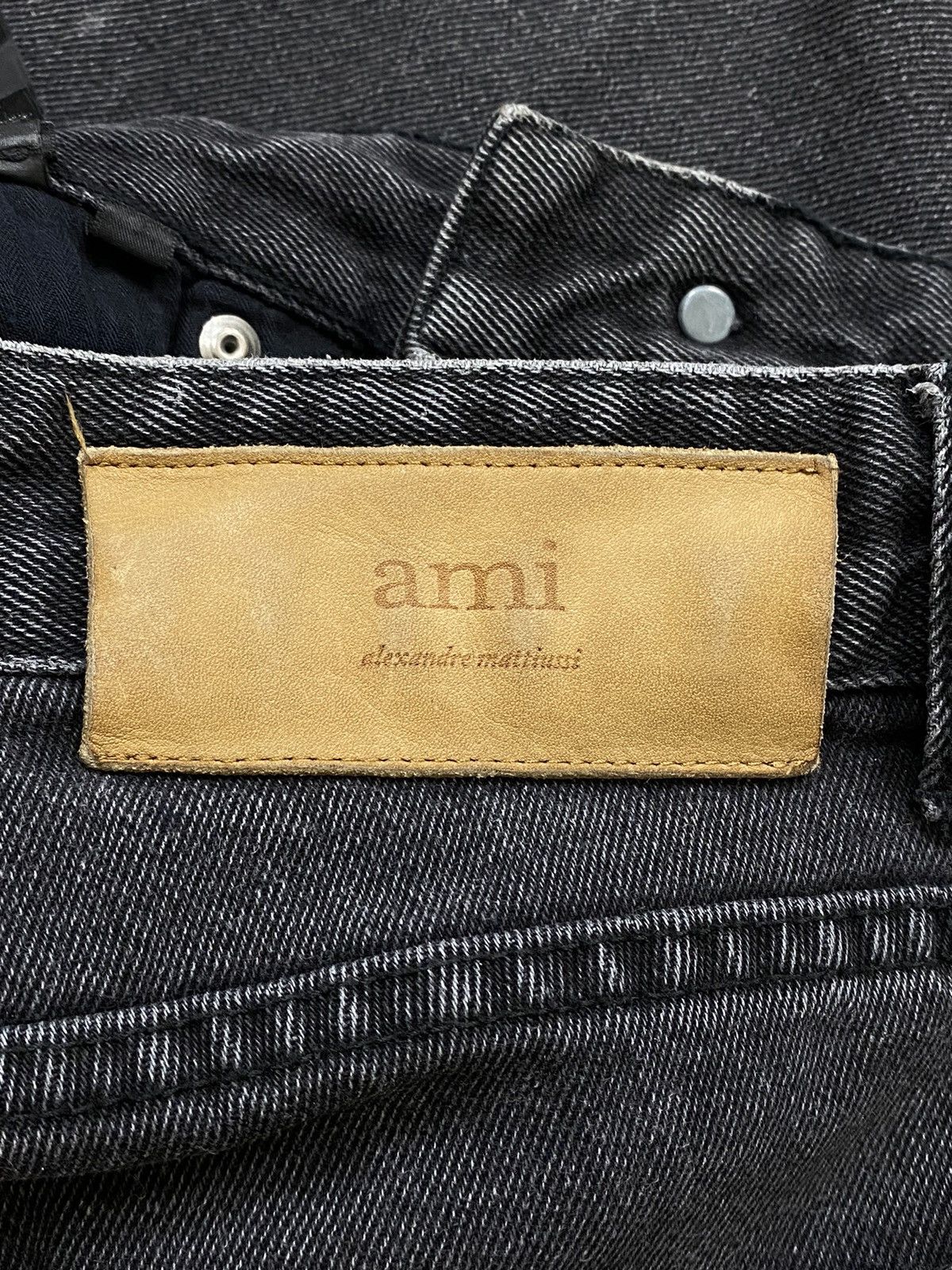 AMI AMI Paris Faded Black Jeans Size US 32 / EU 48 - 12 Thumbnail