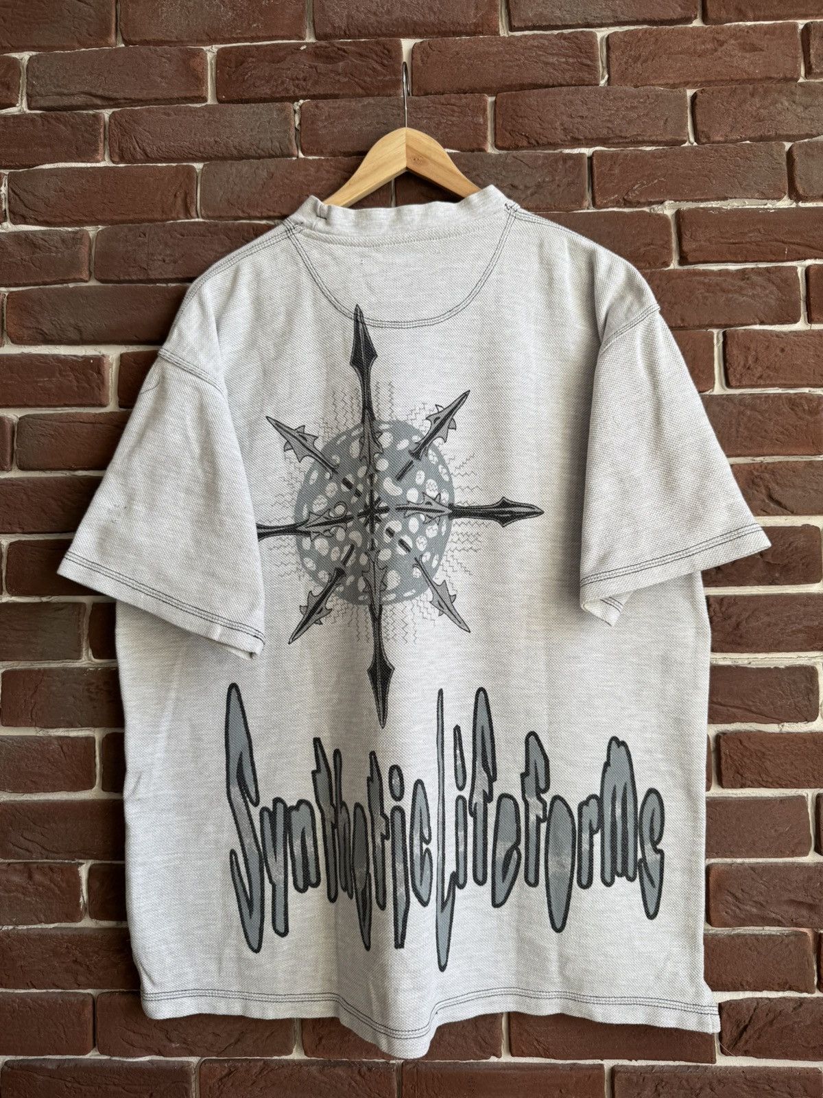 Band Tees 90s MayDay Bad+Mad Love Parade rave vintage long Techno tee Size US XL / EU 56 / 4 - 1 Thumbnail
