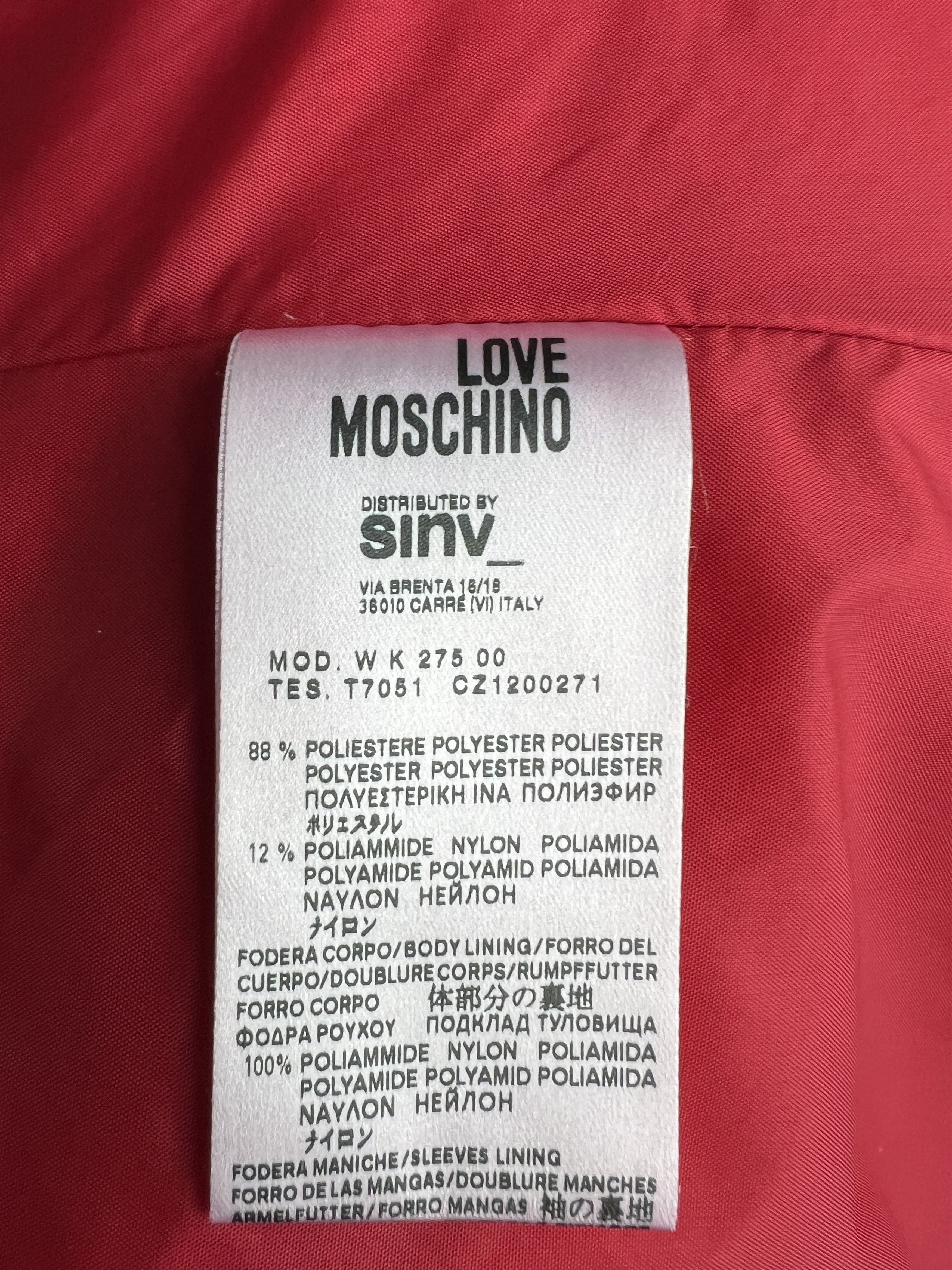 Love Moschino × Moschino Love Moschino Trench Coat Red Size IT40 US4 Size S / US 4 / IT 40 - 8 Thumbnail