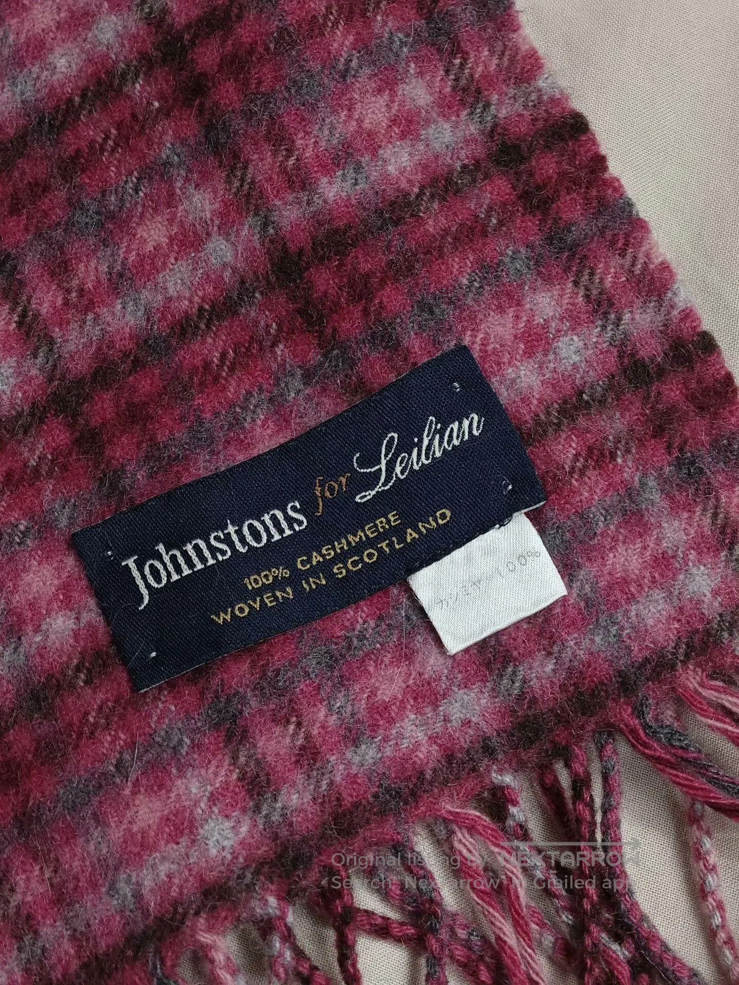 Johnstons Of Elgin Johnstons Cashmere Scarf for Leilian. Size ONE SIZE - 4 Thumbnail