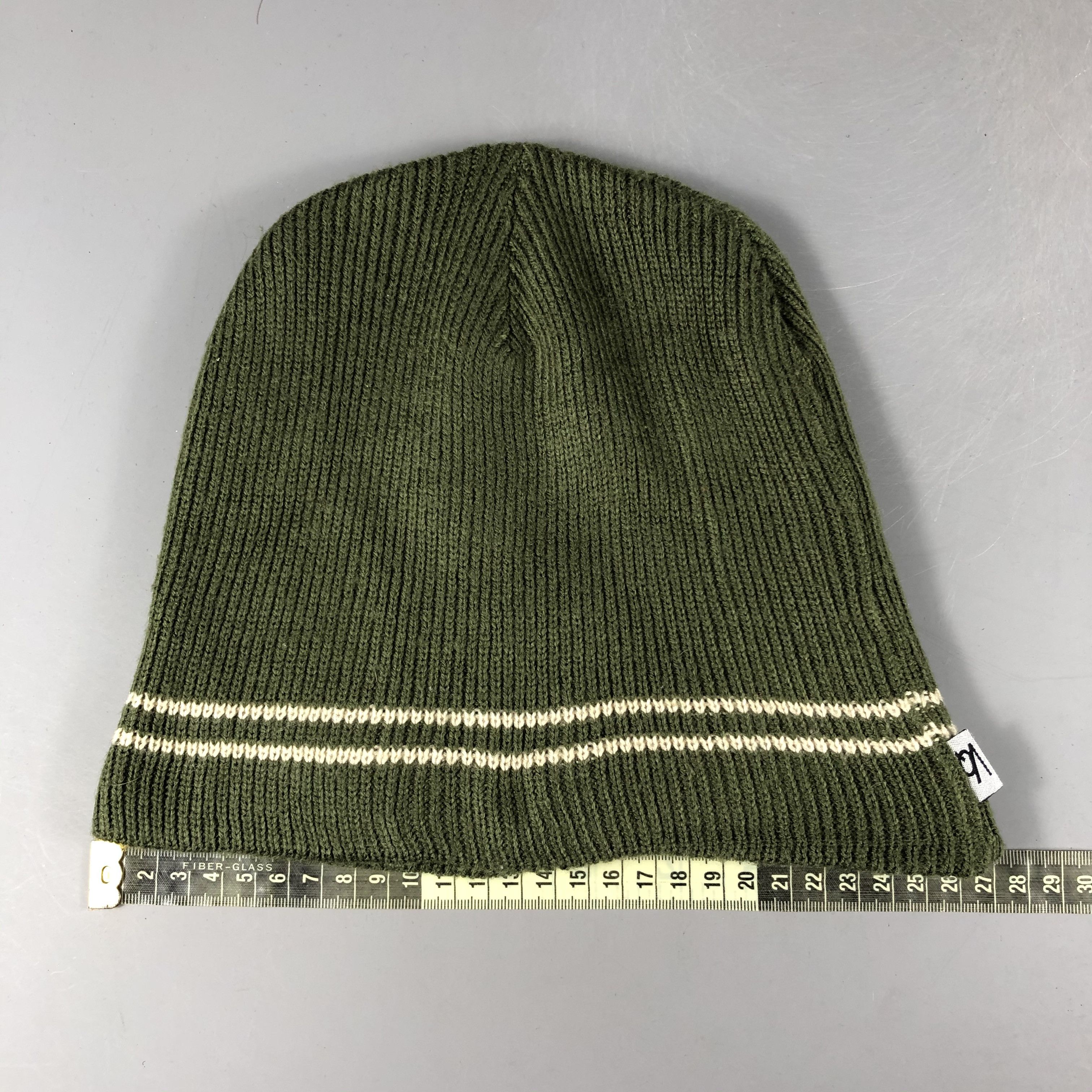 Japanese Brand × Vintage Japanese Brand Stripe Beanie Snow Hat Snow Cap -D1183 Size ONE SIZE - 3 Thumbnail