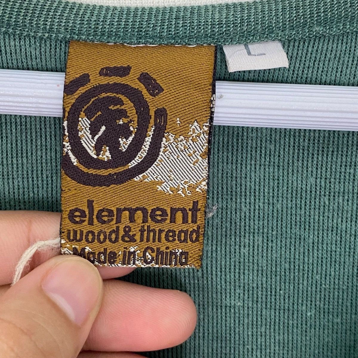 Vintage Vintage Element Hoodie Full Zip Sweater Green Size L Size US L / EU 52-54 / 3 - 7 Thumbnail