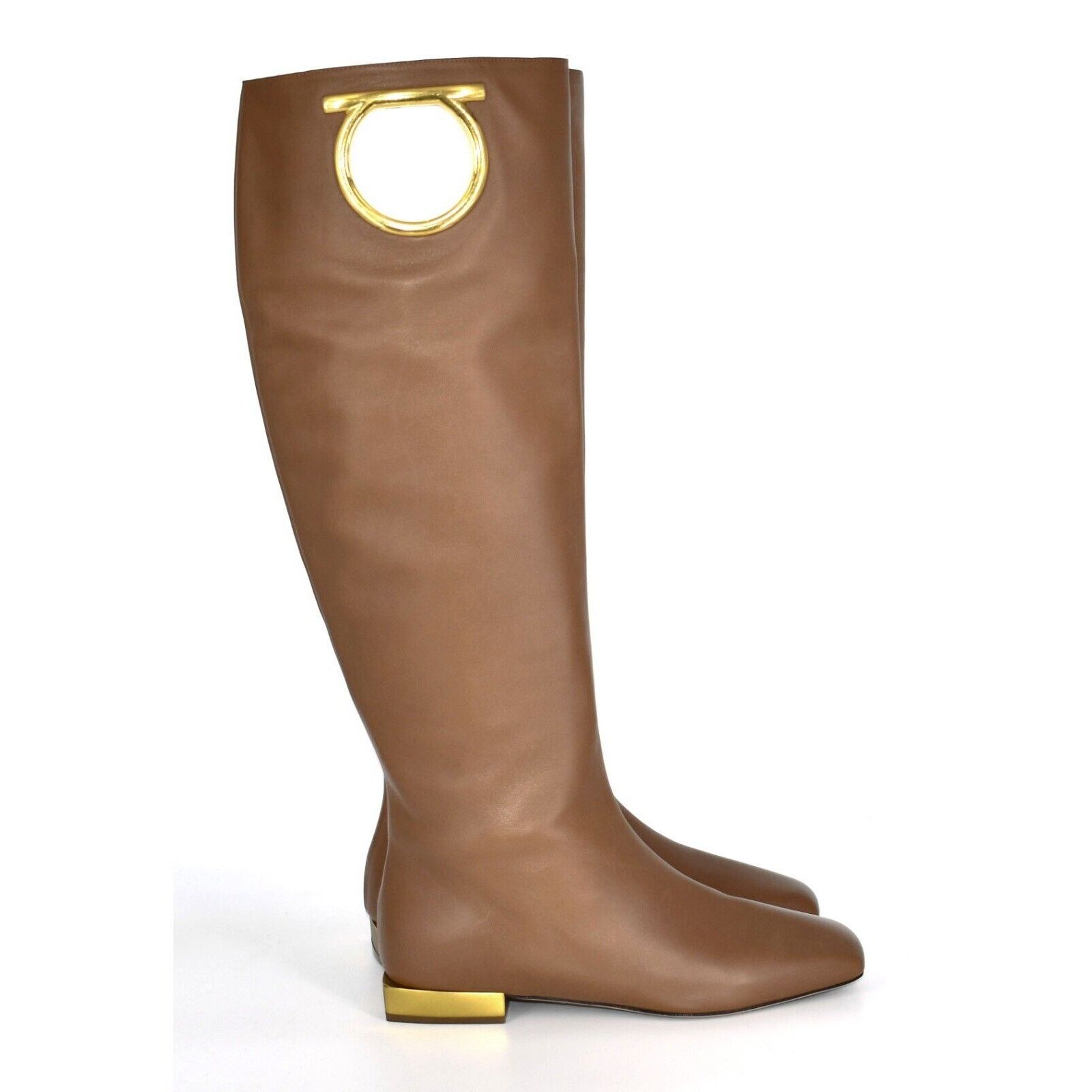 Salvatore Ferragamo B20 NEW SALVATORE FERRAGAMO Avio O-Ring Boots Size 6 C $1590 Size US 6 / IT 36 - 2 Thumbnail
