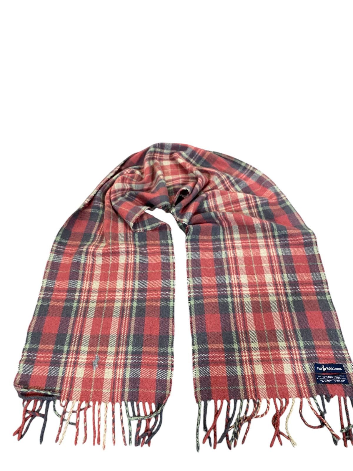 Polo Ralph Lauren × RRL Ralph Lauren × Ralph Lauren Vintage Polo Ralph Lauren Plaid Scarf OS Size Size ONE SIZE - 3 Thumbnail