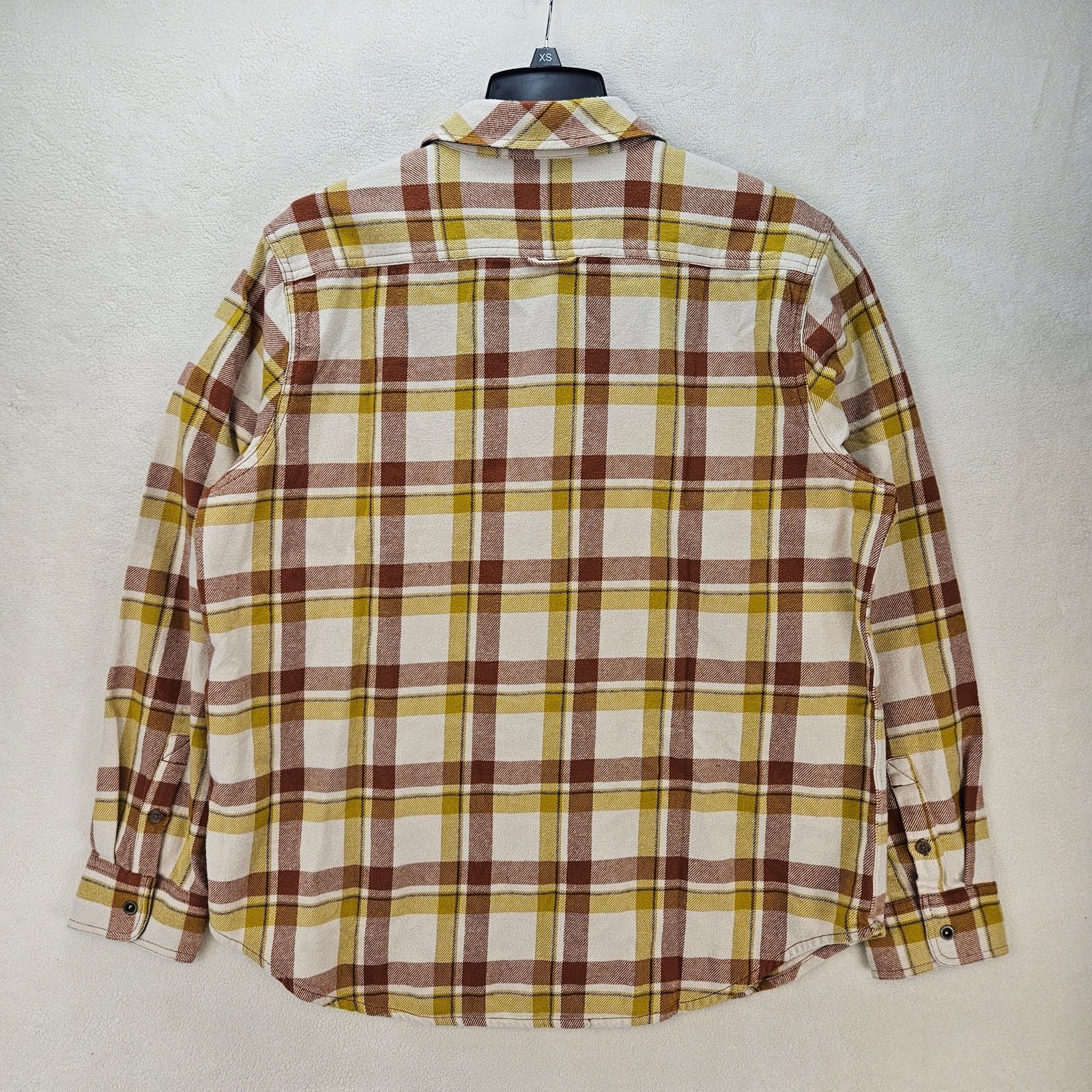 Prana PRANA WOMEN'S XL GOLDEN CANYON FLANNEL SWEET CREAM PLAID Size XL / US 12-14 / IT 48-50 - 6 Thumbnail