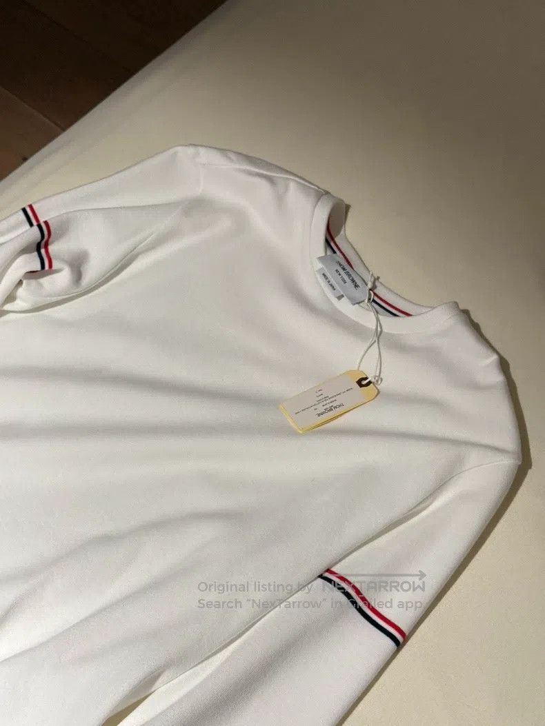 Thom Browne Thom Browne Cotton long sleeve T-shirt Size US XS / EU 42 / 0 - 1 Thumbnail