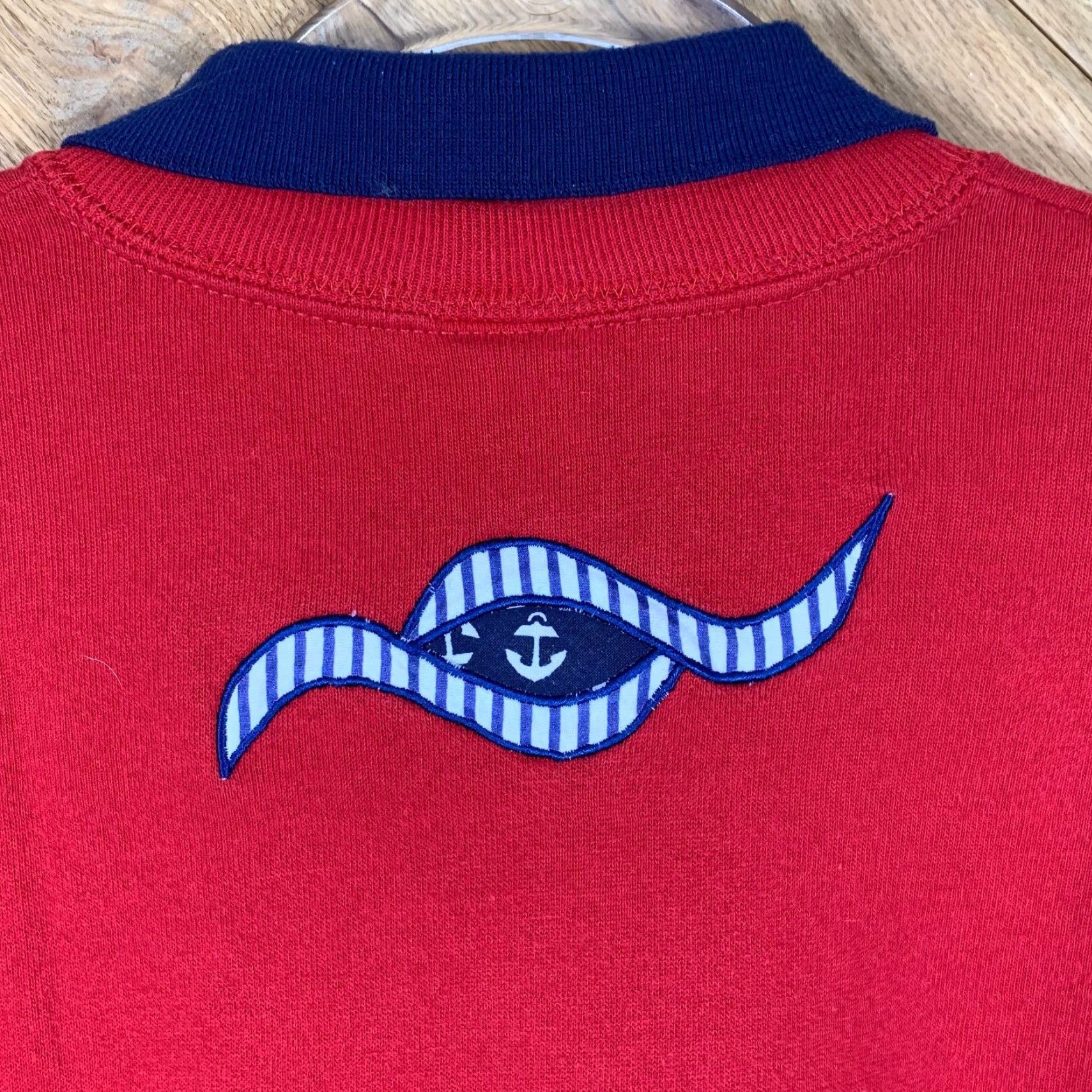Jerzees VINTAGE Jerzees Pullover Sweater Shirt Women L Red Sailing Lighthouse Collared Size L / US 10 / IT 46 - 5 Thumbnail