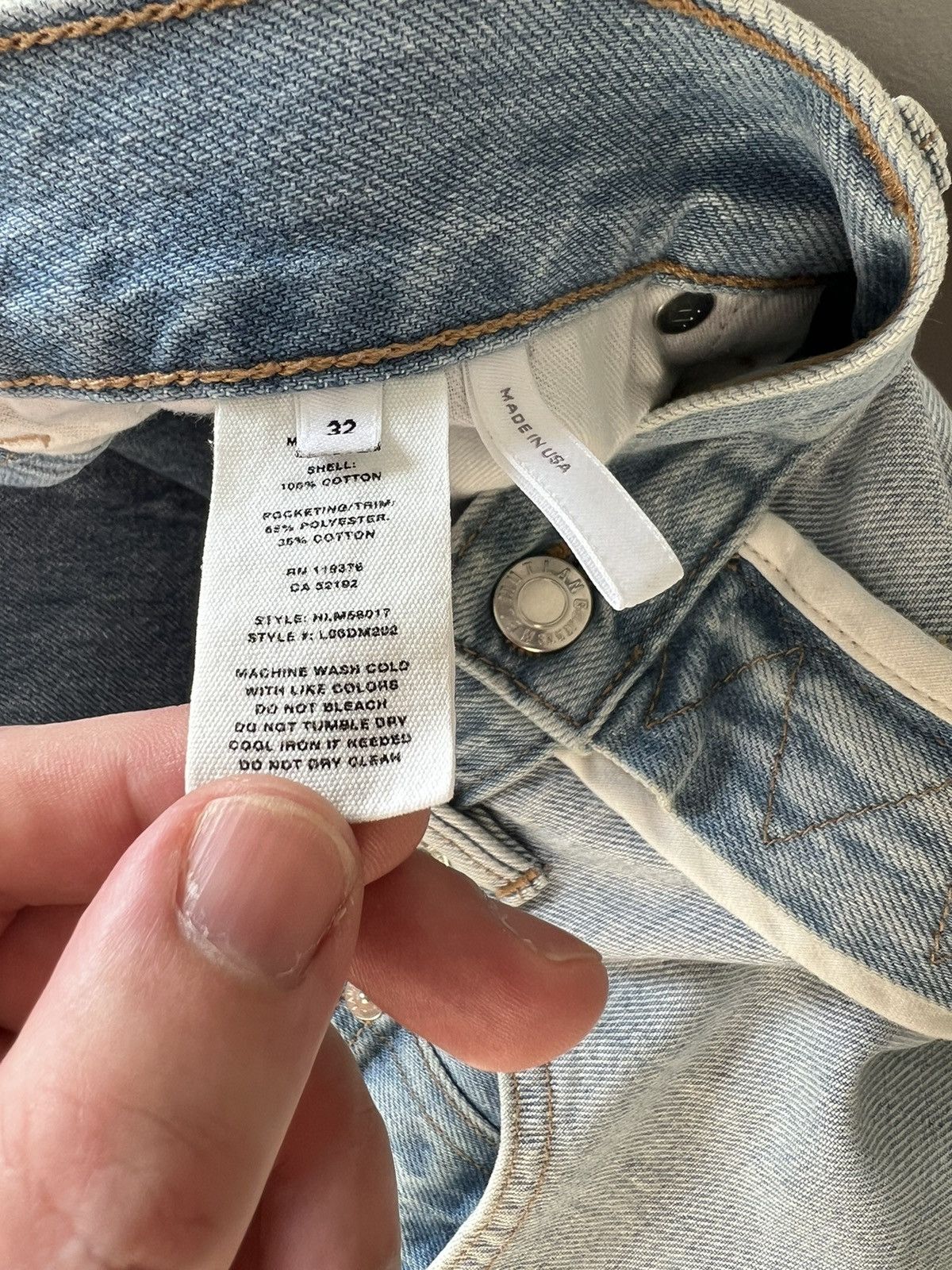 Helmut Lang Helmut Lang 1999 Reissue Inside Out Jeans Size US 32 / EU 48 - 10 Thumbnail