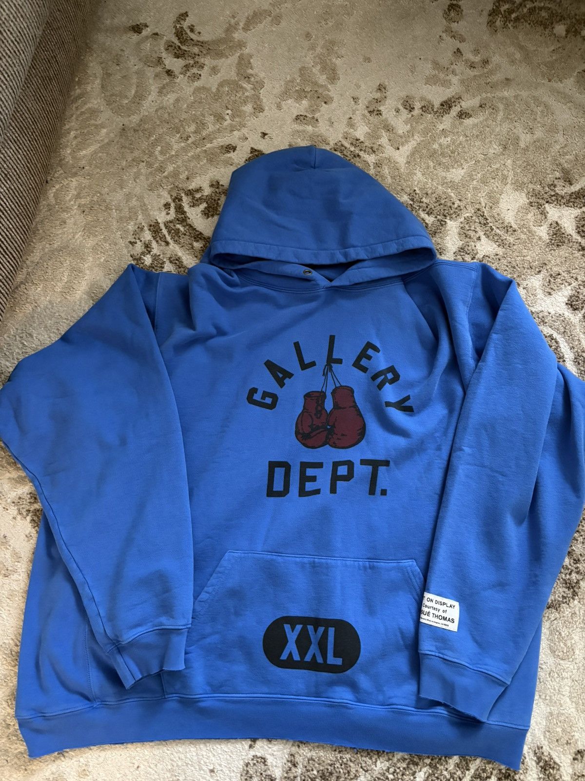 Gallery Dept. Gallery Dept. Boxing Gloves Hoodie Blue Pullover Size US XXL / EU 58 / 5 - 1 Thumbnail