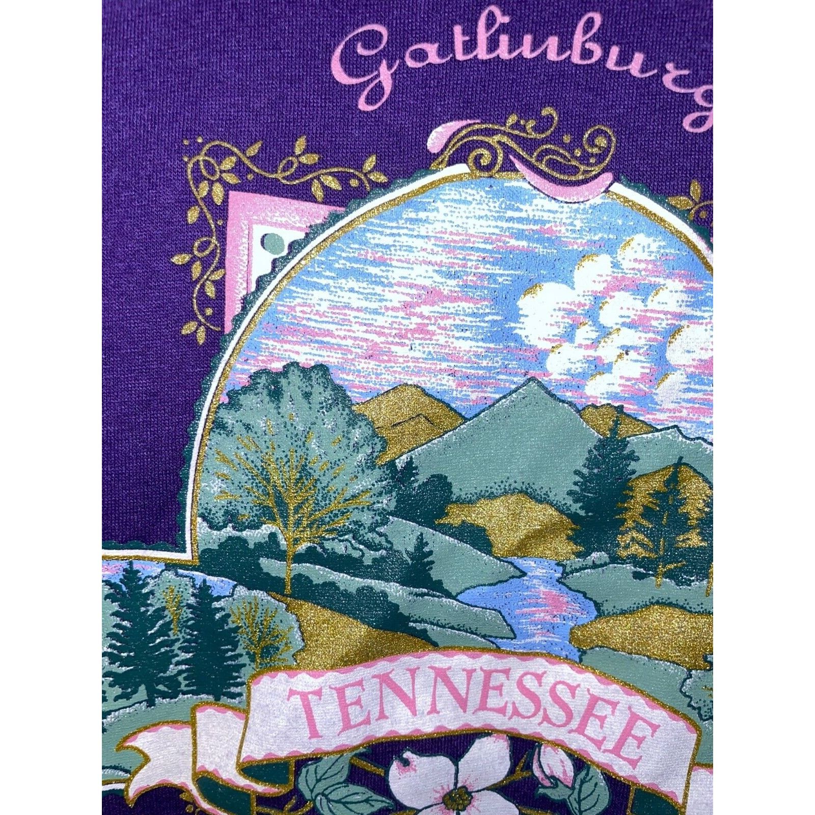 Jerzees Vintage Gatlinburg Tennessee Shirt Graphic Tee 90s VTG Large Size US L / EU 52-54 / 3 - 3 Thumbnail