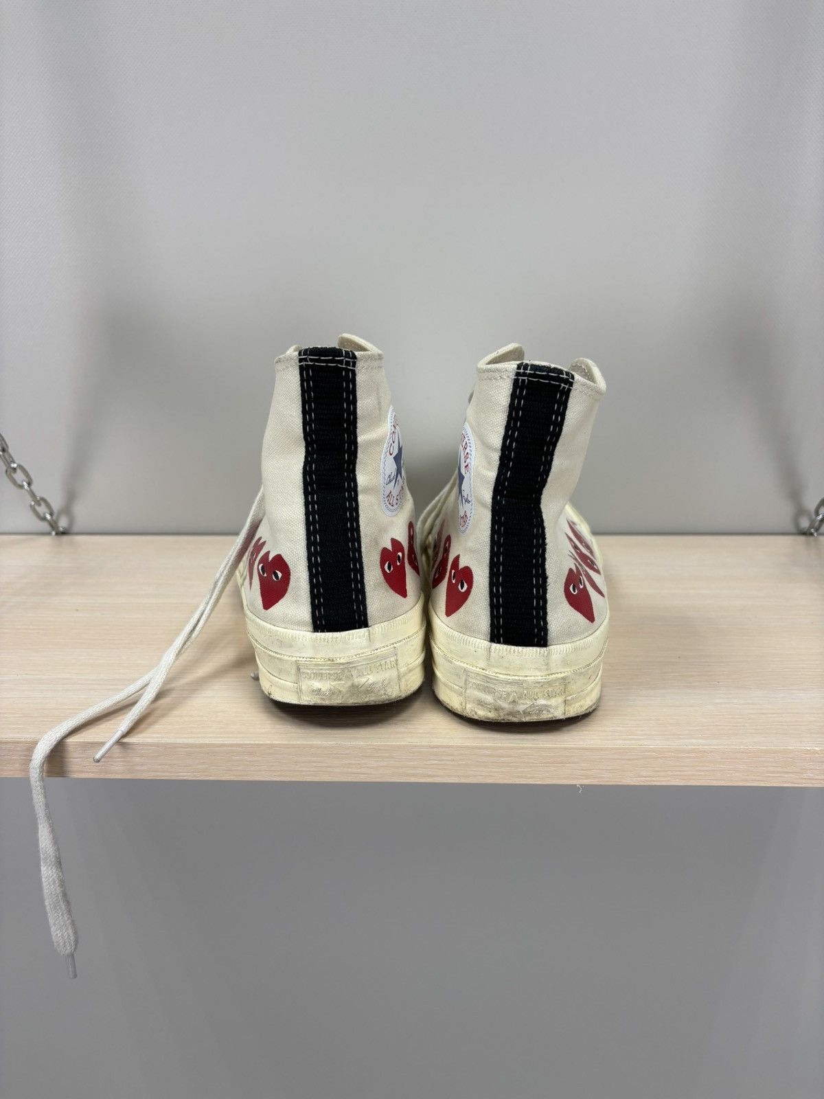 Comme des Garcons × Converse Womens sneakers Converse Play Comme des Garcons Size 37.5 Size US 7 / IT 37 - 8 Thumbnail