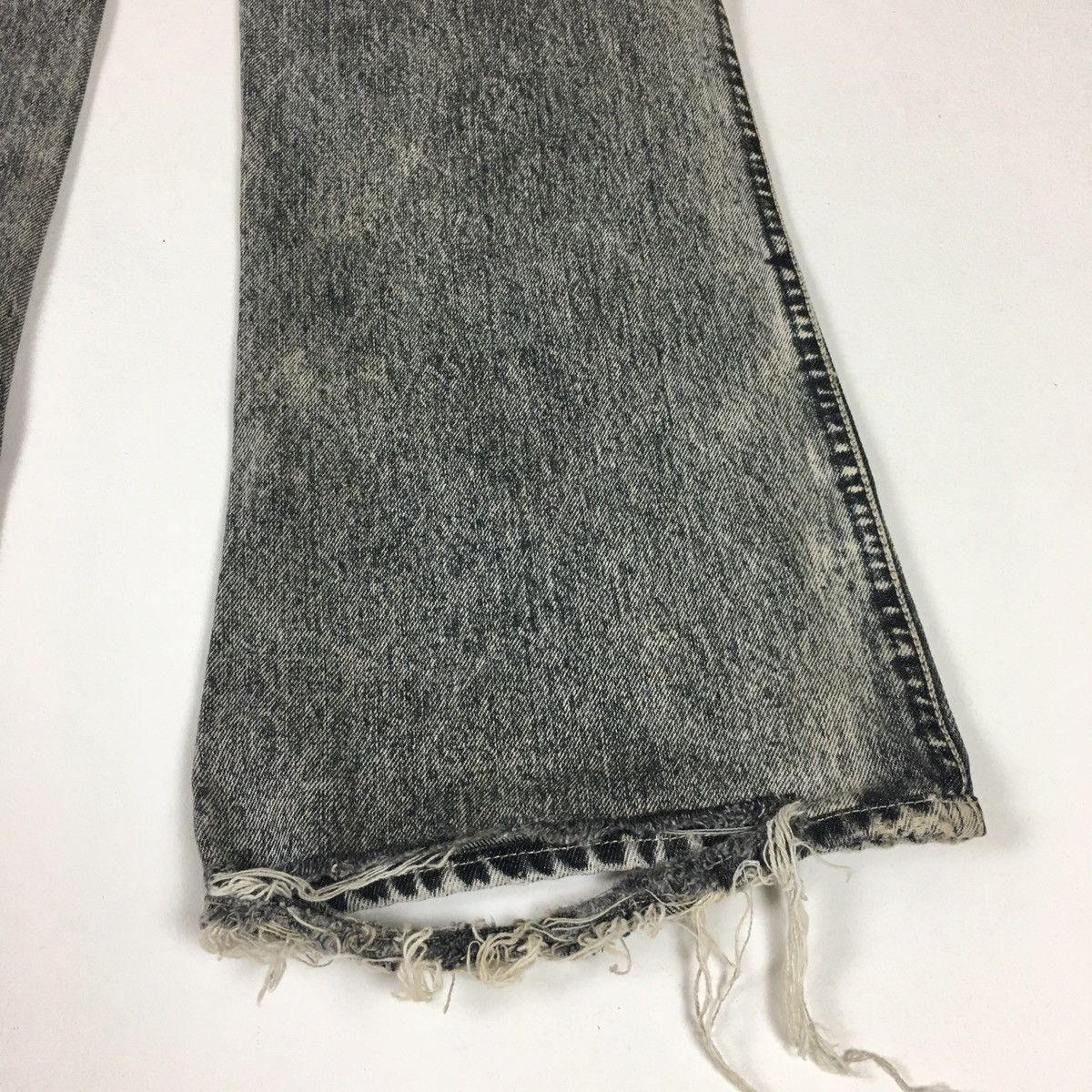Levi's Vintage Levi’s 530 Bleach Black Flare Size US 34 / EU 50 - 8 Thumbnail