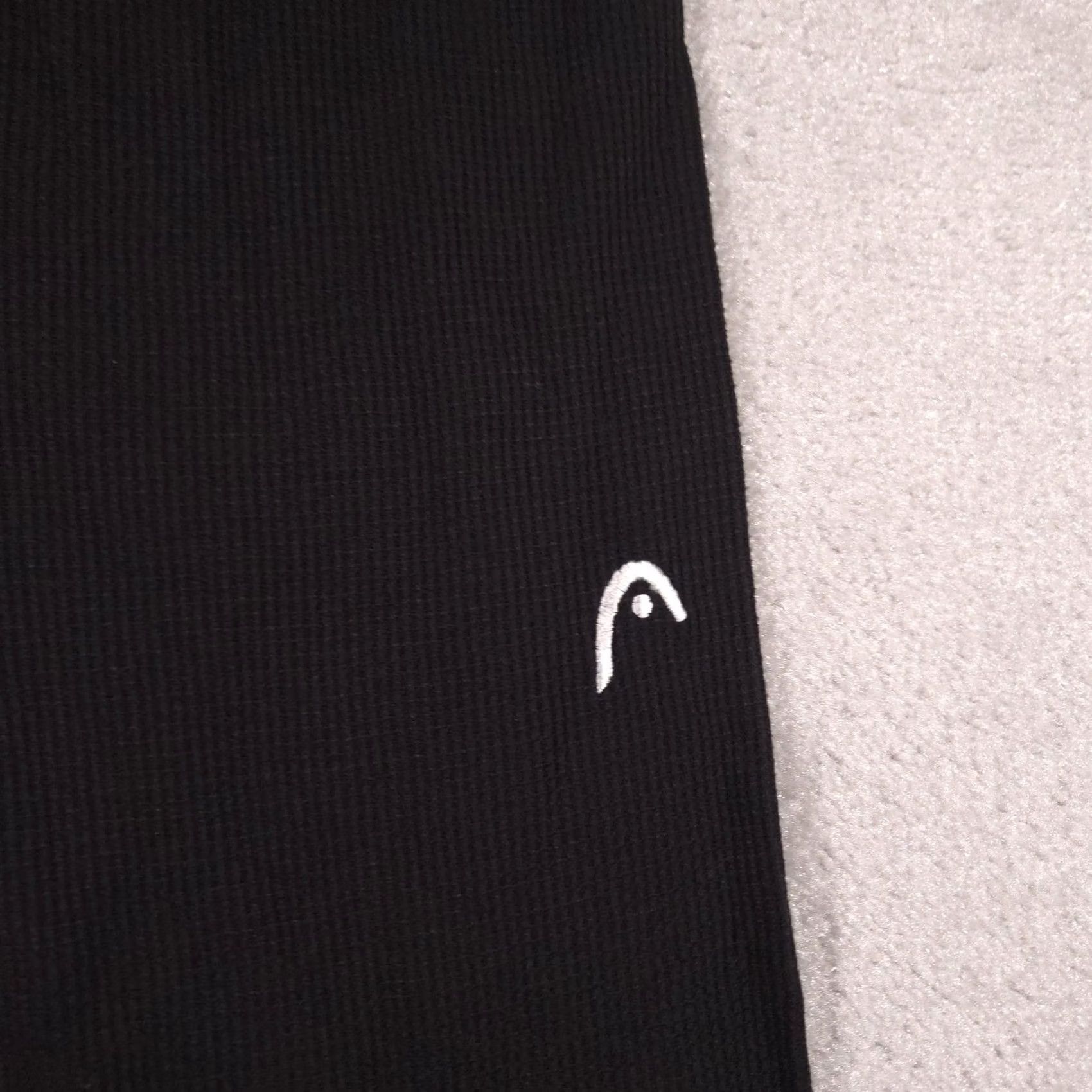 Vintage HEAD Thermal Underwear Pants Mens XL Black Long Johns Base Layer Knit Jersey Cotton Polyester Thermal Size US 36 / EU 52 - 4 Thumbnail