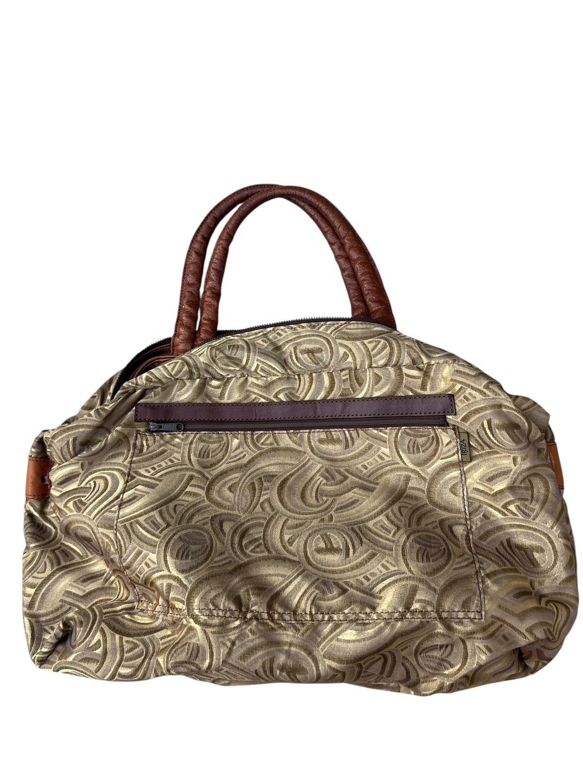 Leather Ibiza Japan Patina Brown Leather Weekend Bag Size ONE SIZE - 22 Thumbnail