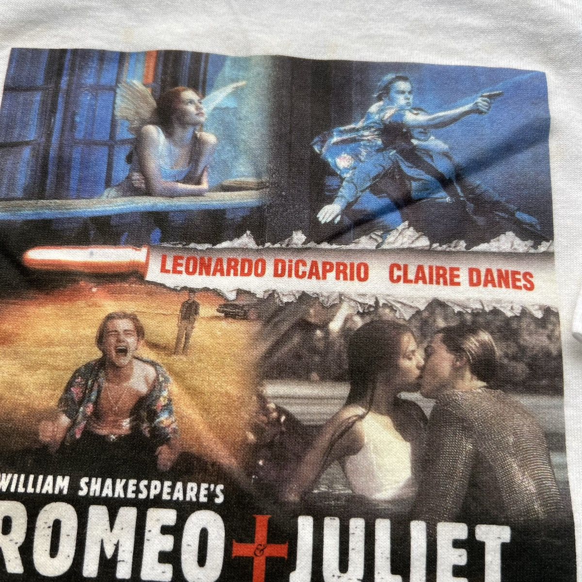 Vintage Romeo and Juliet movie shirt Leonardo Dicaprio 1997 Size US M / EU 48-50 / 2 - 5 Thumbnail