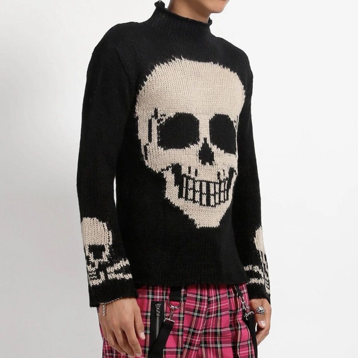Hysteric Glamour 💥Japanese Tweety Nine Skull Knitwear Shirt Size S / US 4 / IT 40 - 1 Thumbnail