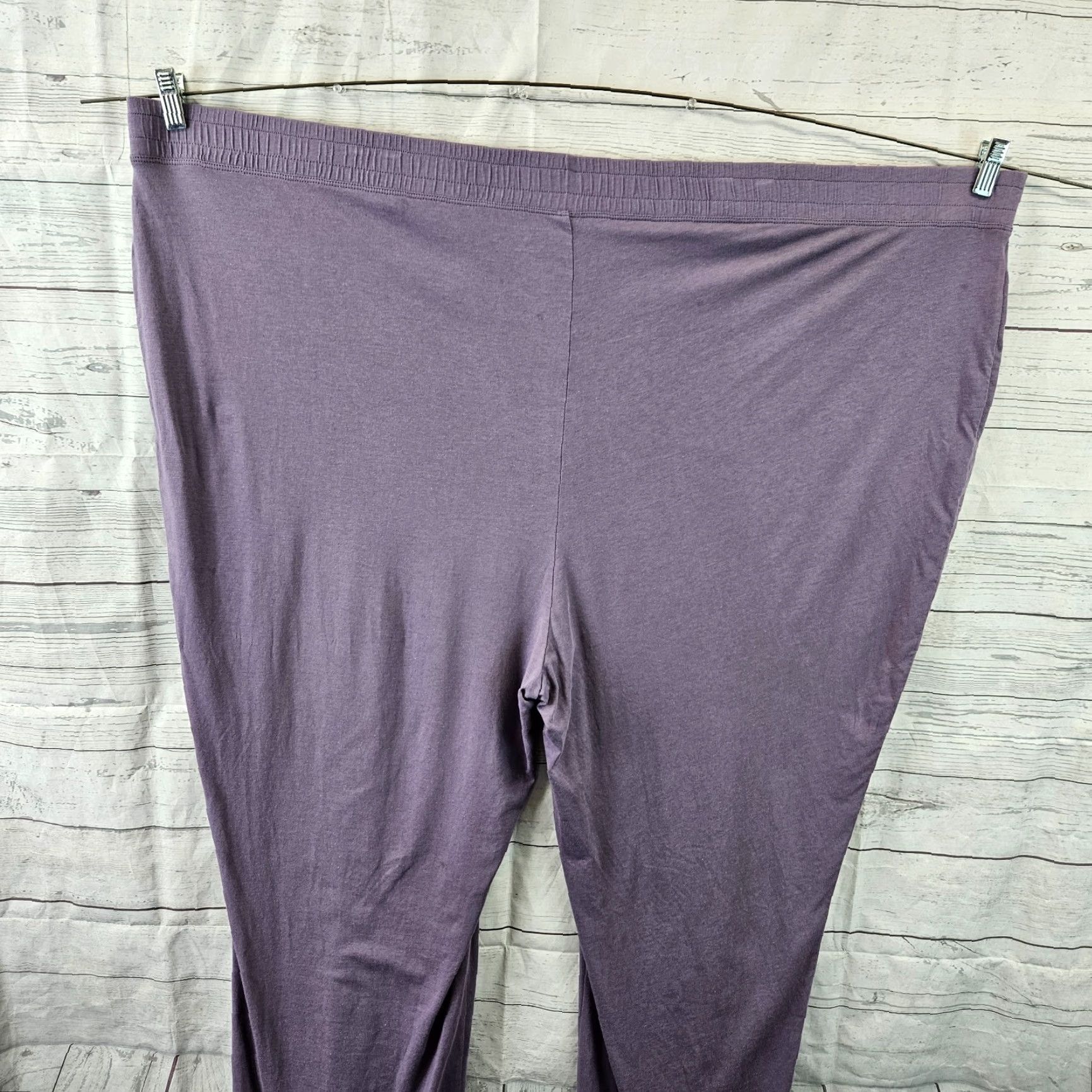 Vintage Universal Standard Womens Mola Lounge Pants Sz 3XL 34-36 Purple Pull On Pockets Size 24" / US 00 / IT 34 - 4 Thumbnail