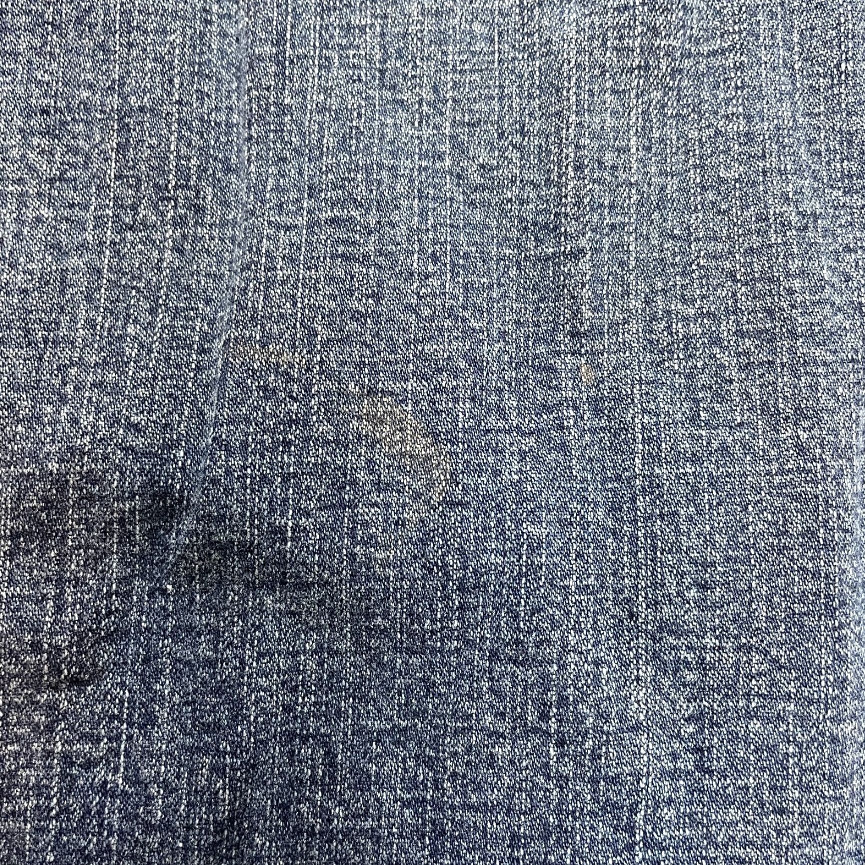 Lee Lee Jeans Women 16 Petite Blue Denim Straight Stretch Zip 27.5 Inseam 5-Pocket Solid Size 38" / US 16 / IT 52 - 2 Thumbnail
