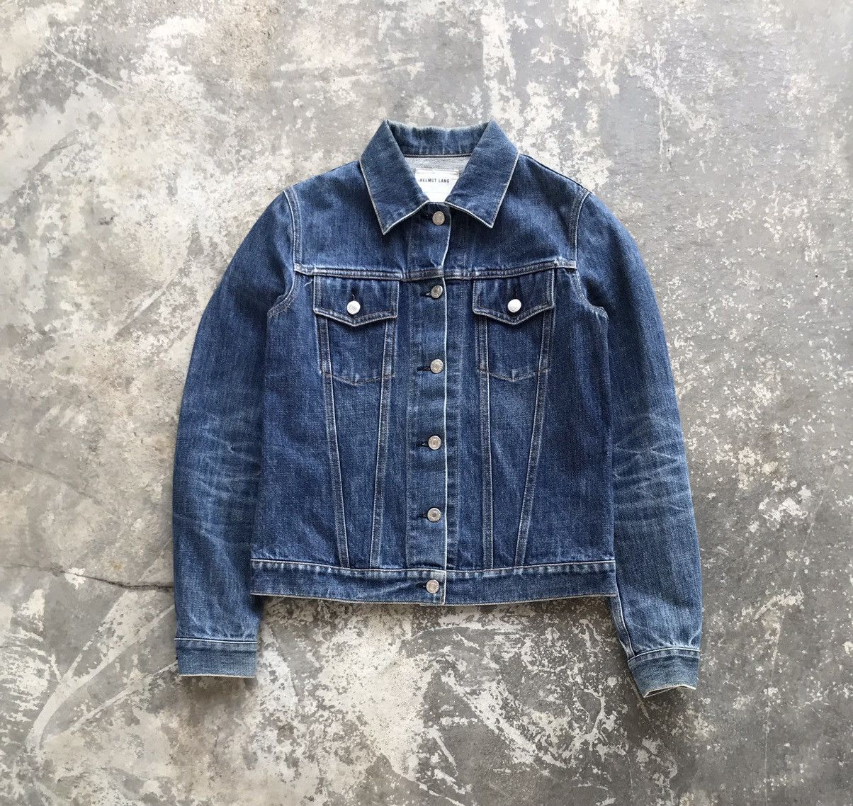 ジャケット・アウター helmut lang classic raw denim jacket 99s Helmut Lang 1999 Classic Raw Denim Jacket – Justin Reed