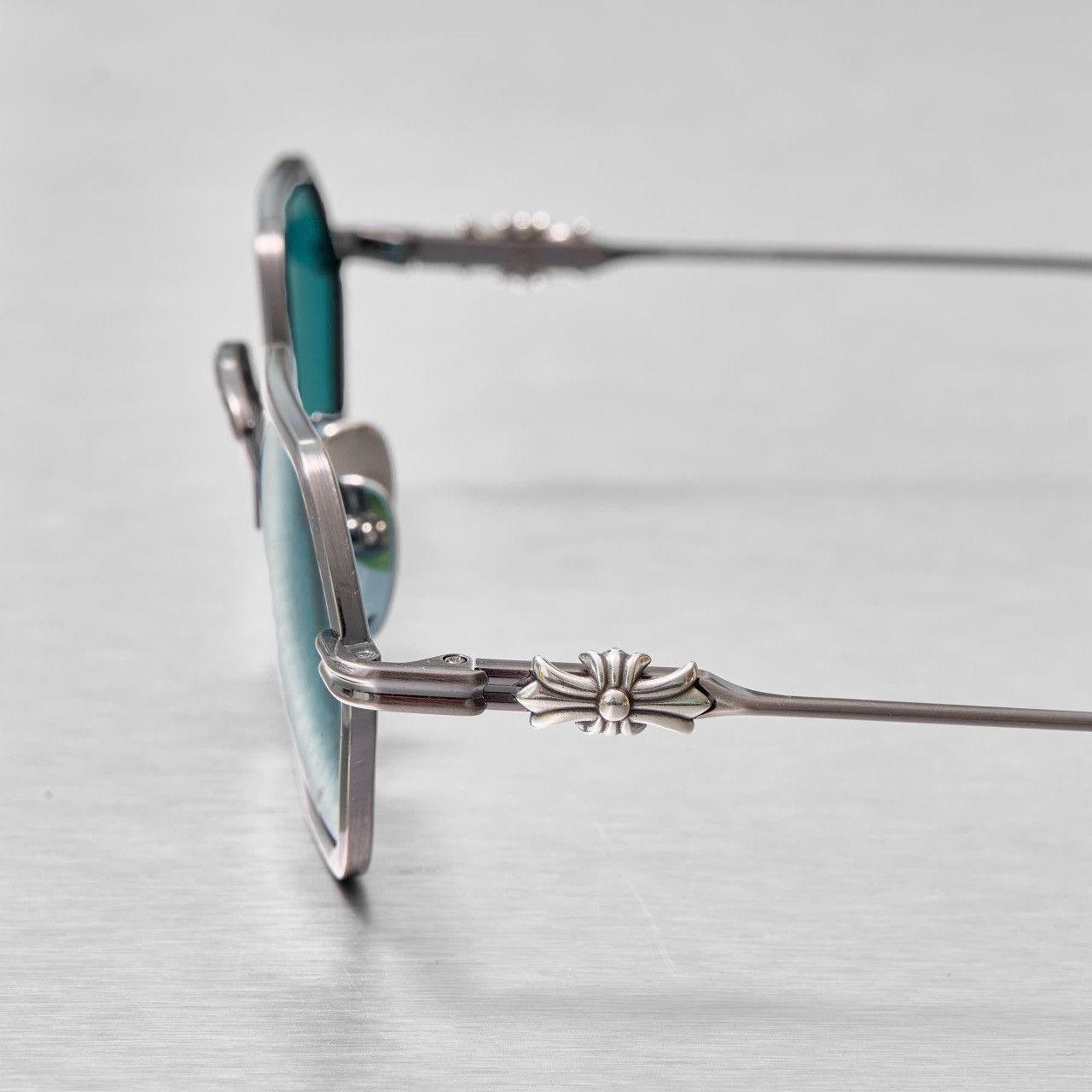 Chrome Hearts CHROME HEARTS DATASS PEWTER SUNGLASSES Size ONE SIZE - 3 Thumbnail