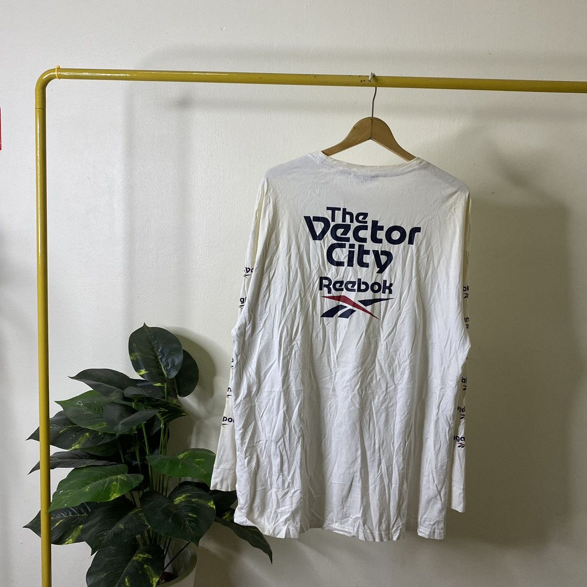 Reebok Y2K Reebok The Vector City Sportswear LS T Shirt Size US XL / EU 56 / 4 - 1 Thumbnail