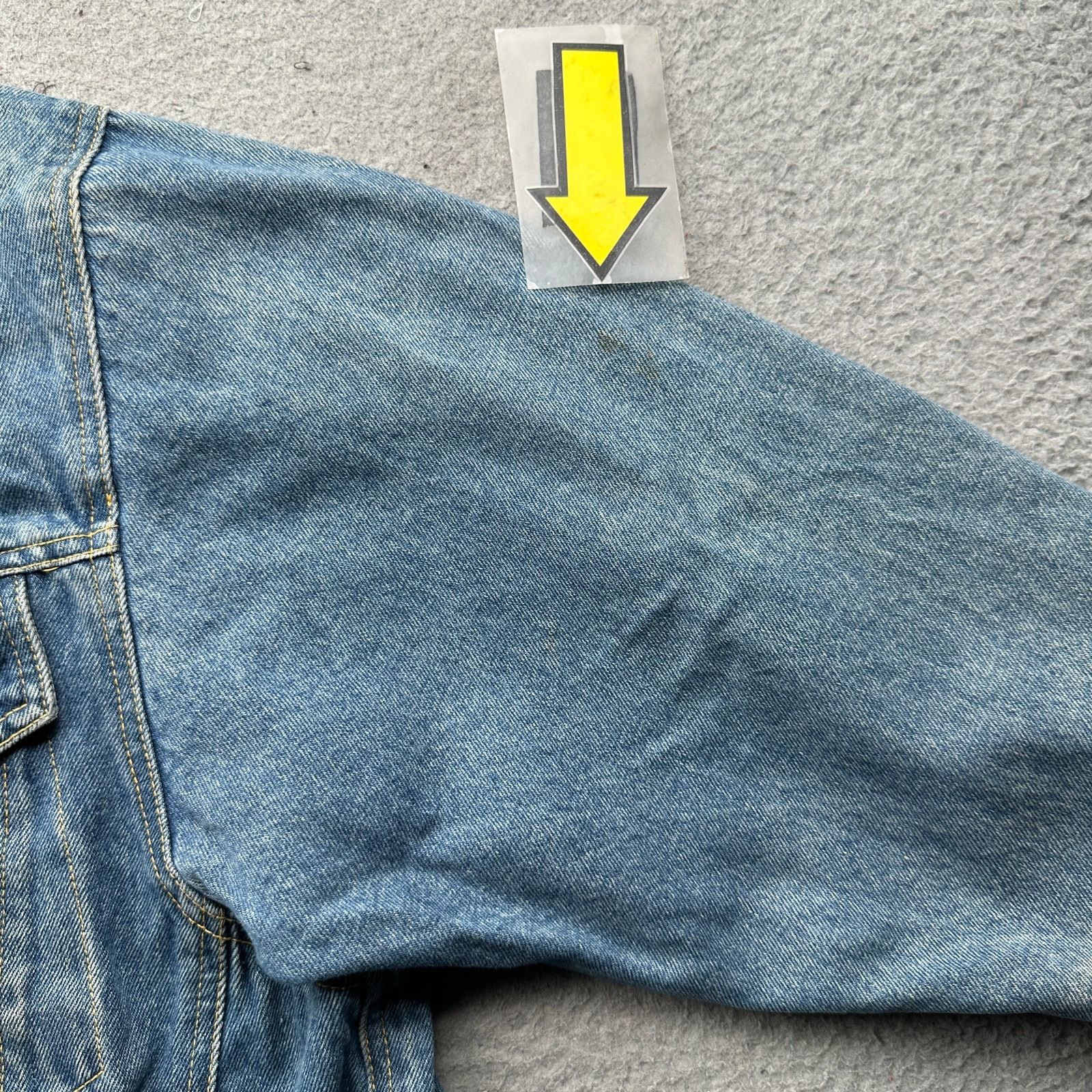 Other Vintage 90s Komitor Denim Trucker Jacket Womens XL Daks Size XL / US 12-14 / IT 48-50 - 14 Thumbnail