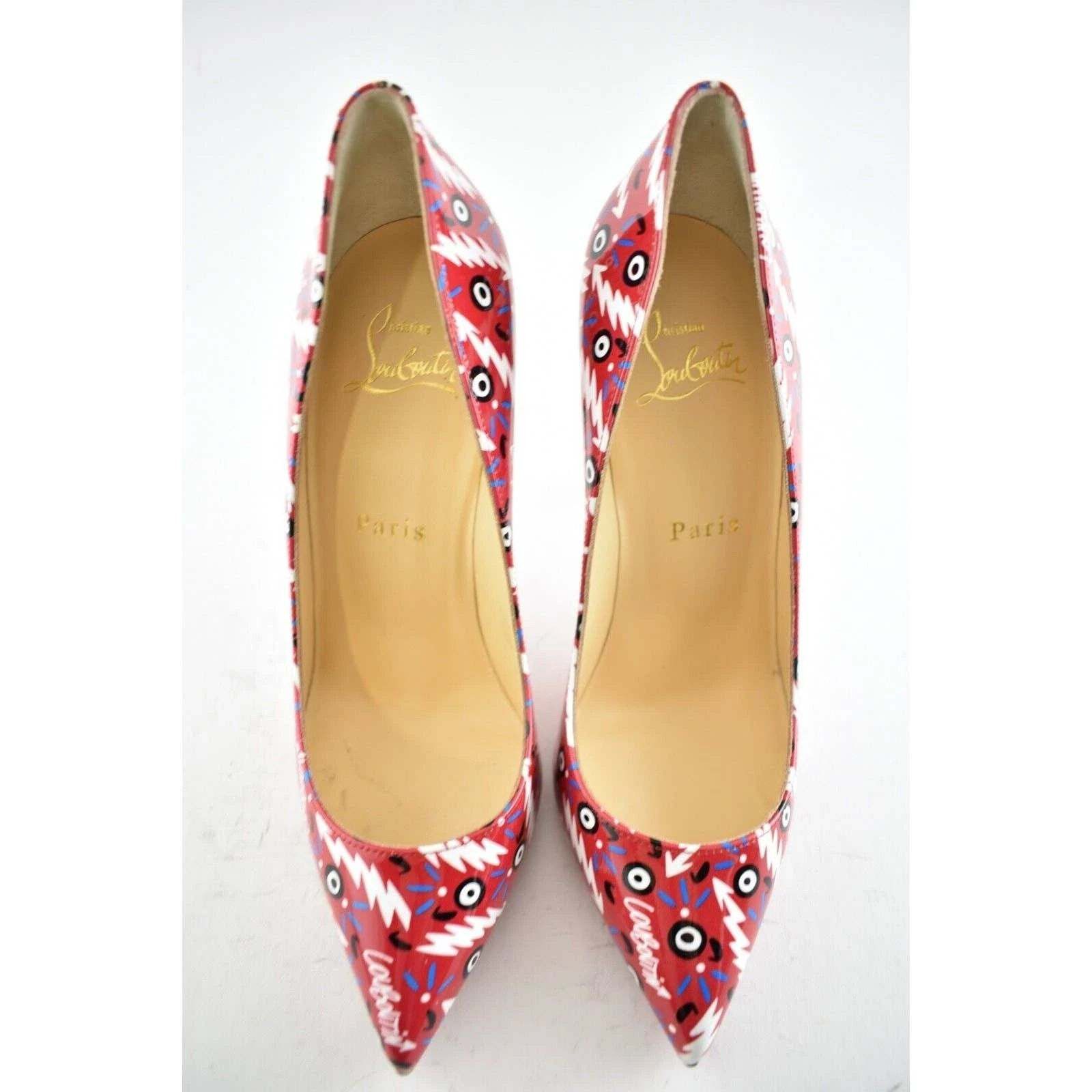 Christian Louboutin Christian Louboutin Pigalle Follies 100 Patent Ginzana Size US 6 / IT 36 - 8 Thumbnail