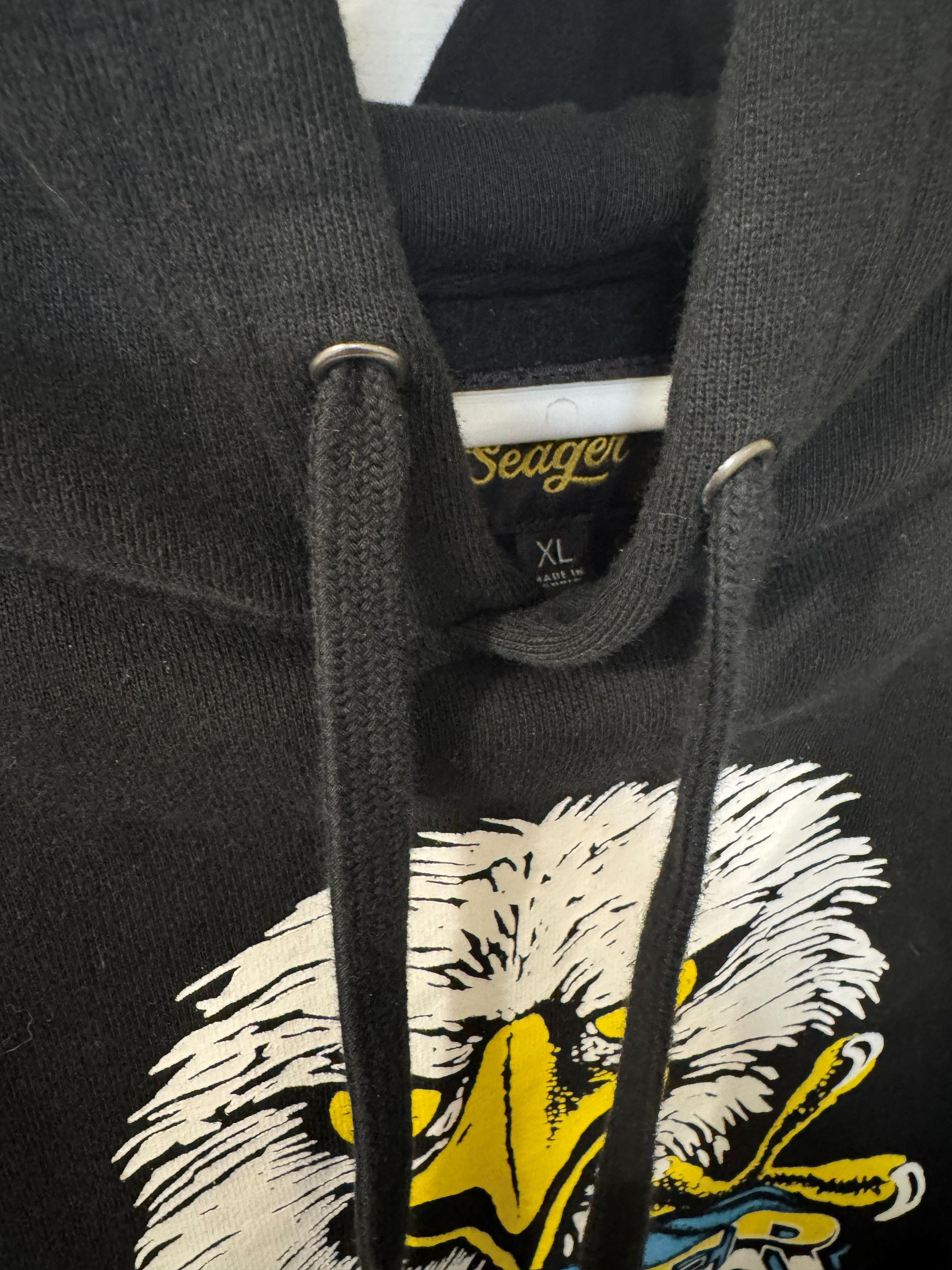 Seager Seager Company Western Eagle Graphic Pullover Hoodie Black Size US XL / EU 56 / 4 - 2 Thumbnail