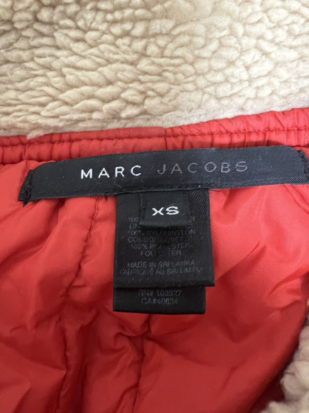 Marc Jacobs Vintage marc jacobs red jacket size xsmall Size XS / US 0-2 / IT 36-38 - 3 Thumbnail