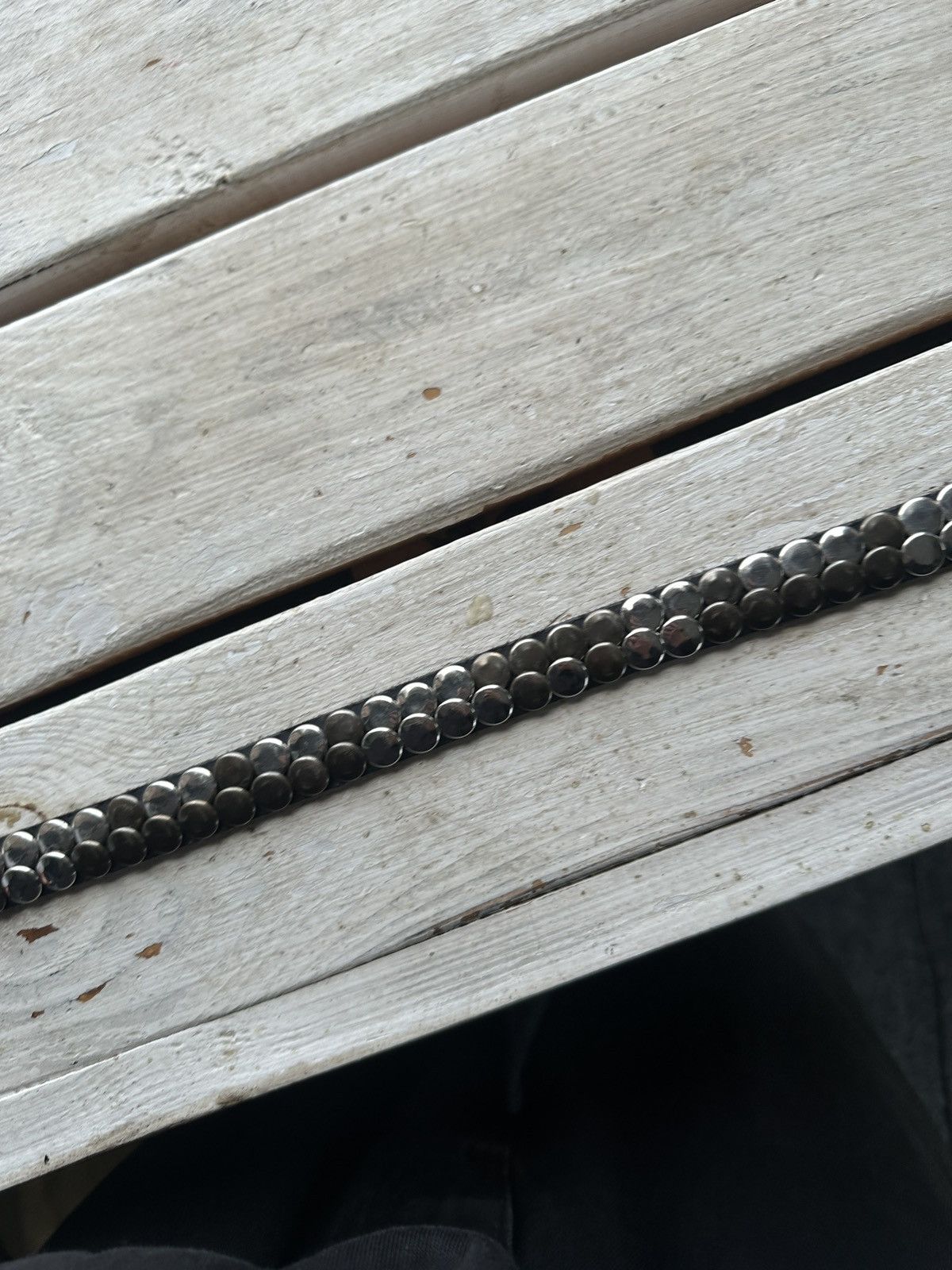 Vintage 🚨Vintage Crazy Metal Belt Drip Japanese Hype bb Simon Size ONE SIZE - 3 Thumbnail
