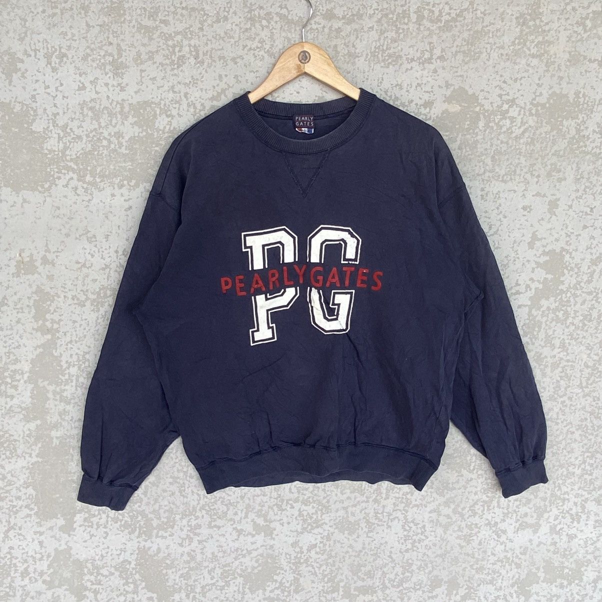 Other Vintage Pearly Gates Printed Crewneck Sweatshirt Navy Blue Size US L / EU 52-54 / 3 - 1 Thumbnail