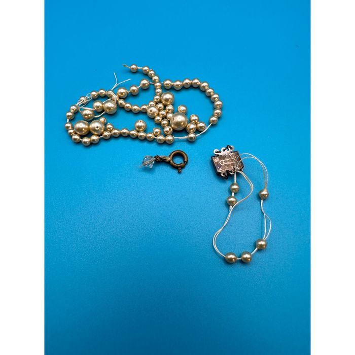 Vintage Antique Pearl and Sterling Silver Bracelet; needs repairs Grailed