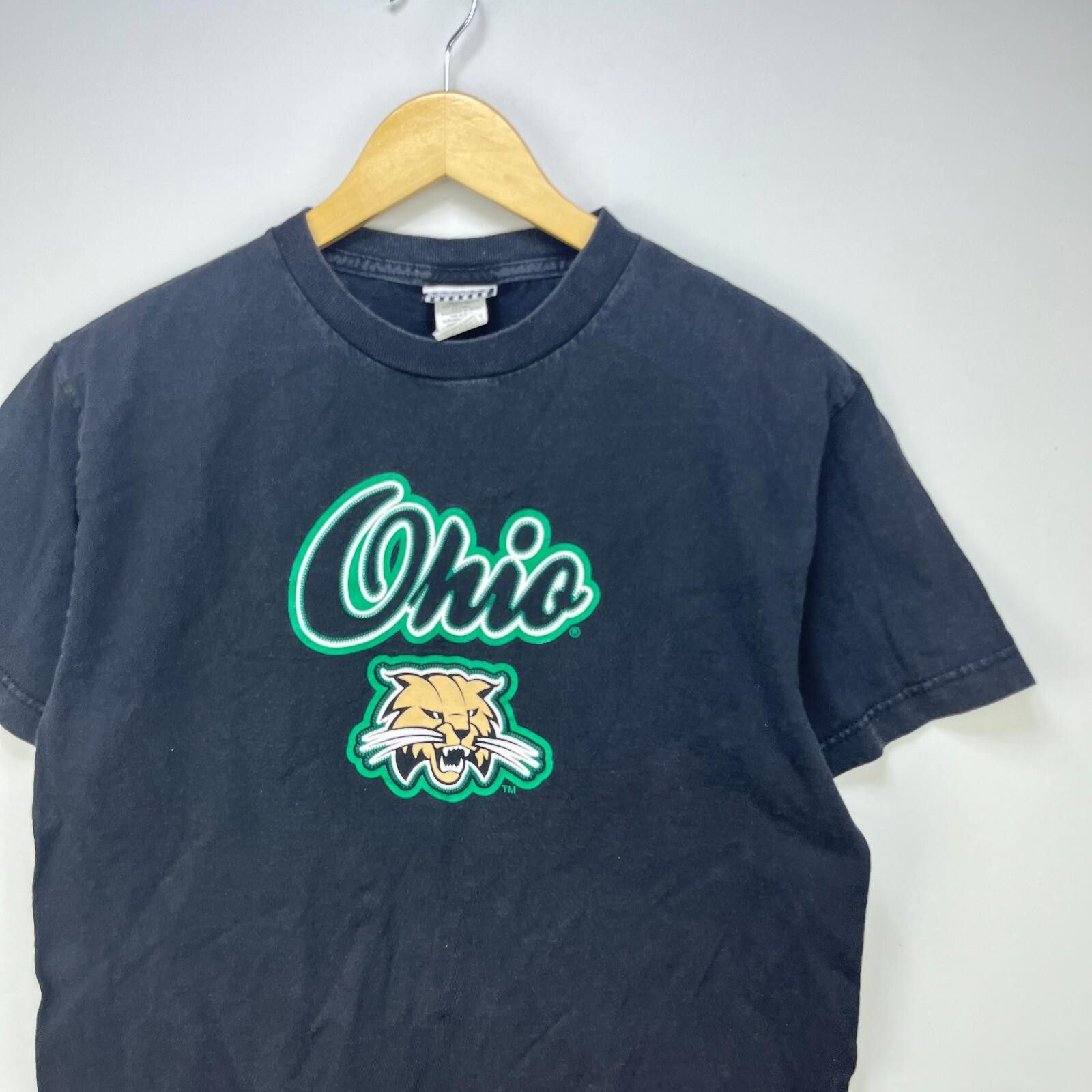 Other Vintage 90s Ohio Bobcats University T-Shirt Medium Size ONE SIZE - 2 Thumbnail